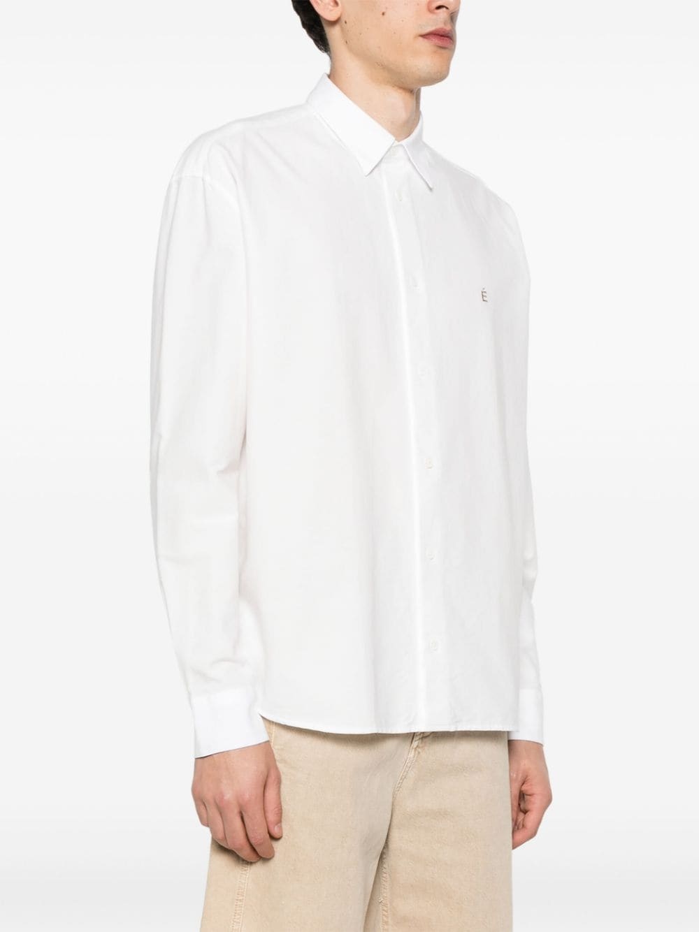 Lyrique LS Accent cotton shirt - 3