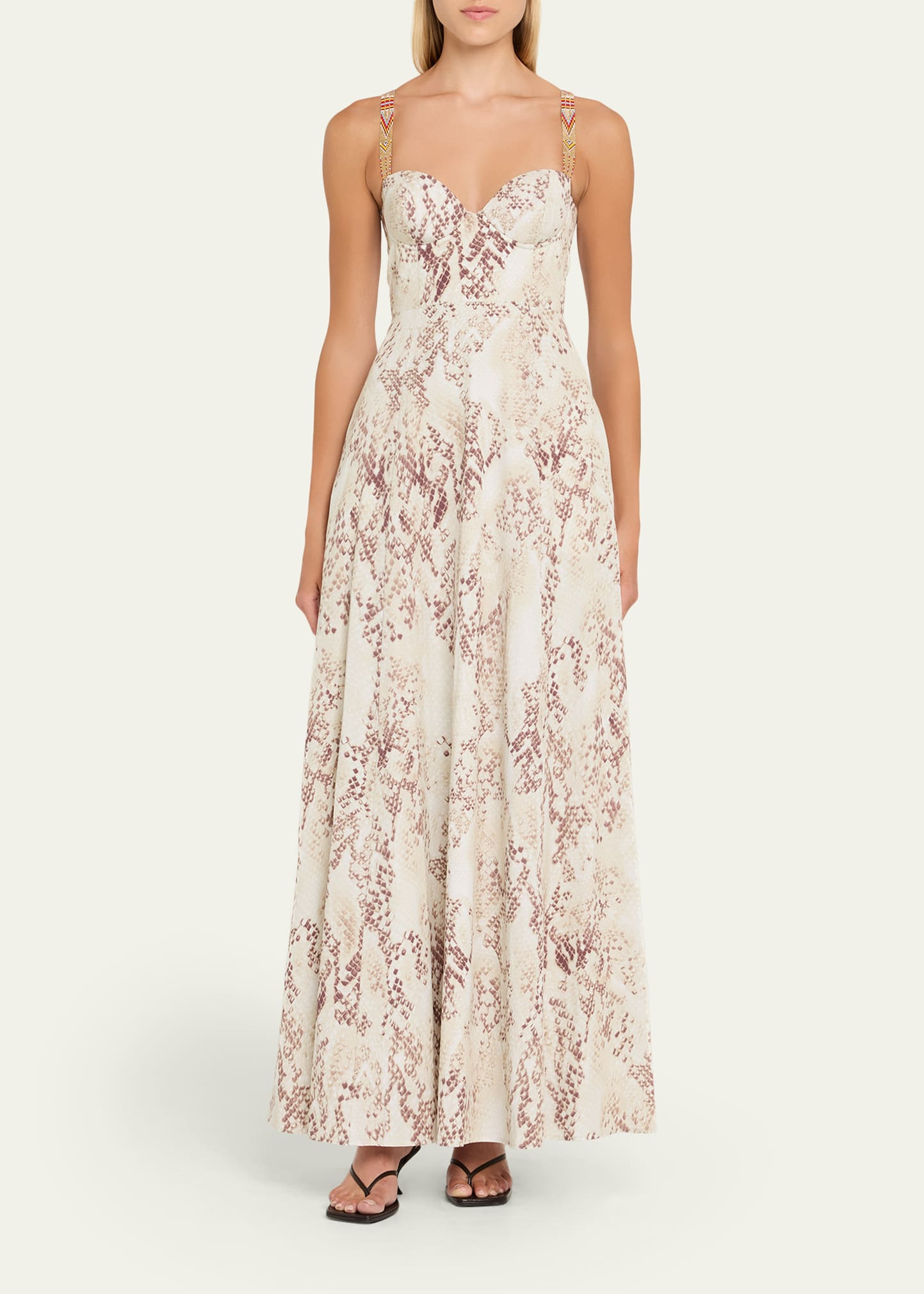 Sutton Snake Maxi Dress - 2