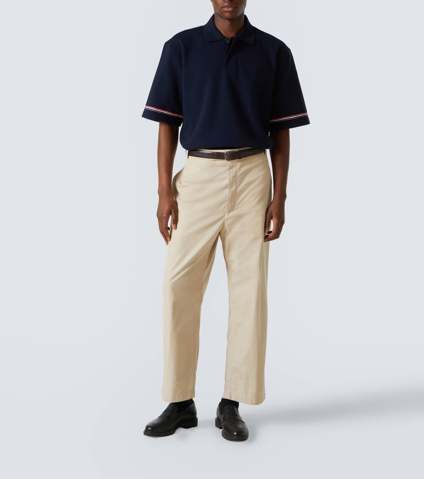 RWB Stripe cotton polo shirt - 2
