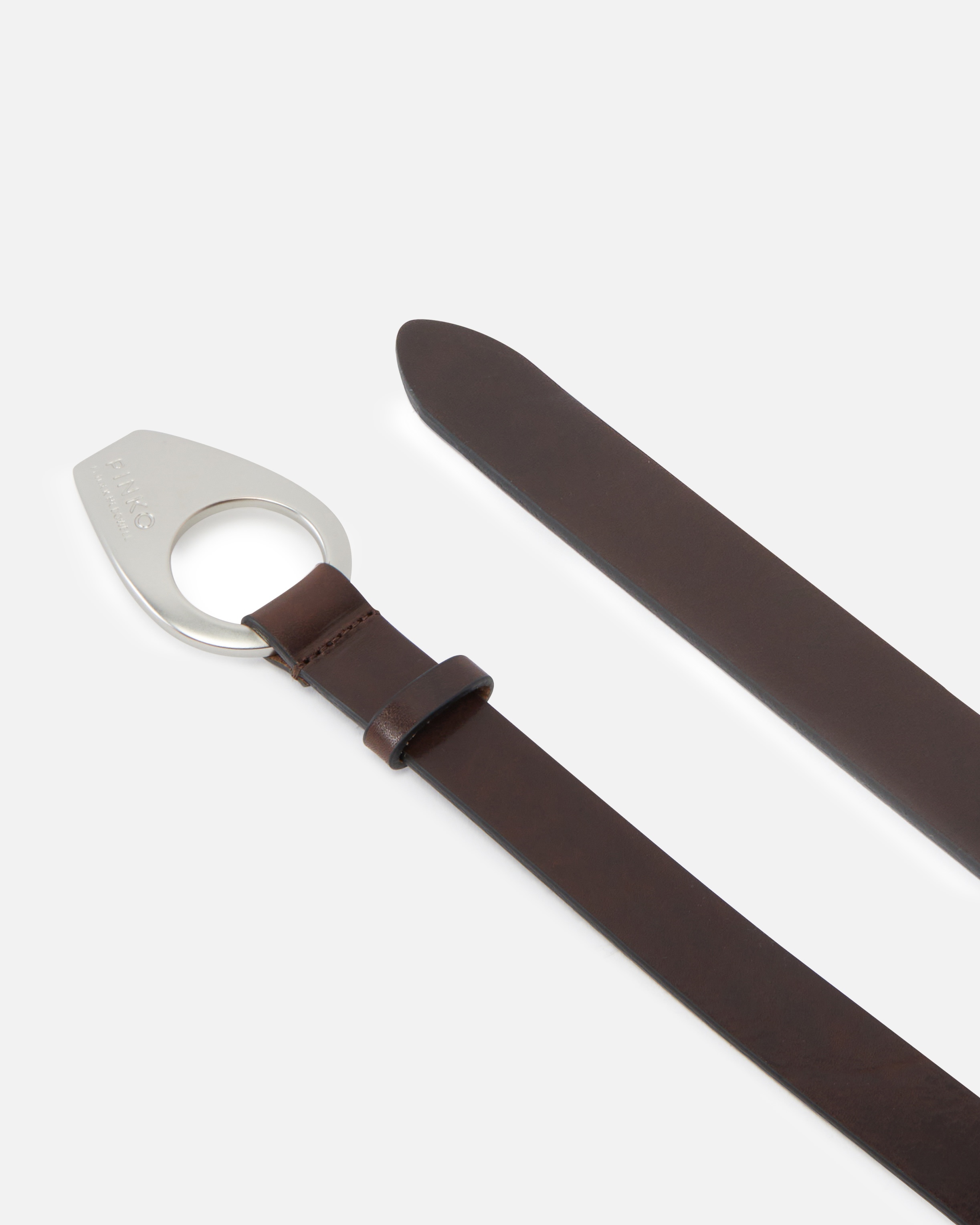 SLIM BELT 2.5 CM WITH GEOMETRIC BUCKLE REIMAGINE PINKO X PATRICK MCDOWELL - 3
