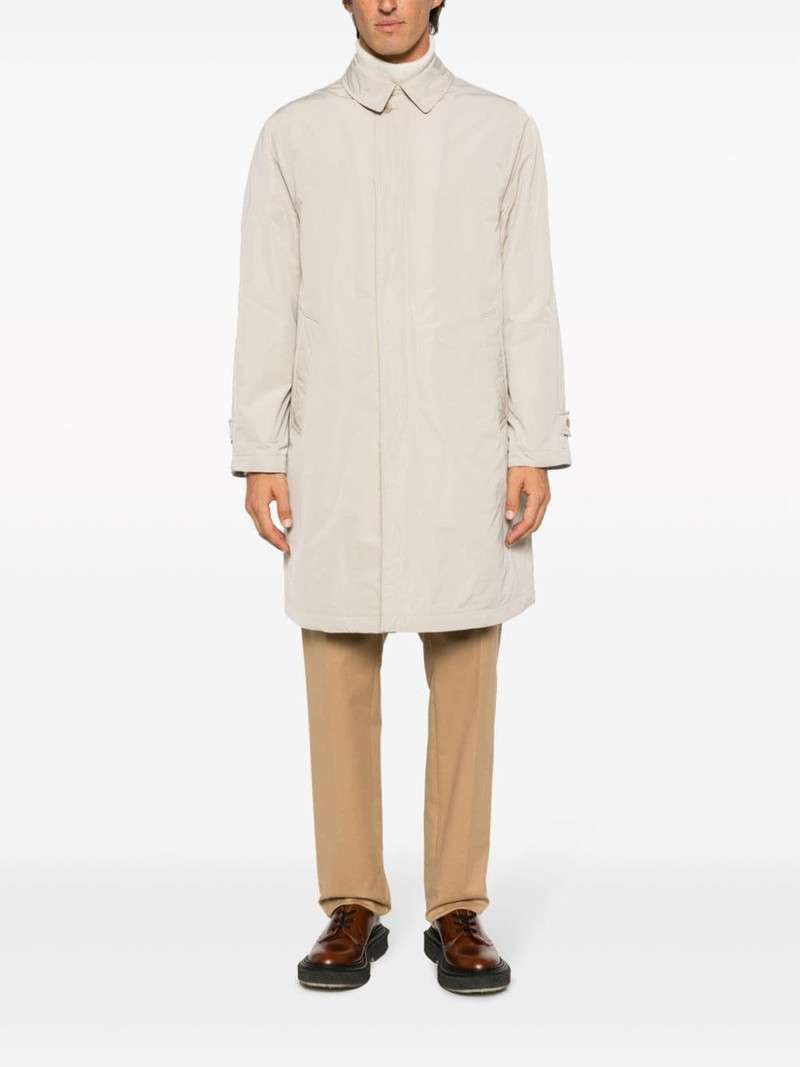 Aspesi single-breasted padded raincoat outlook