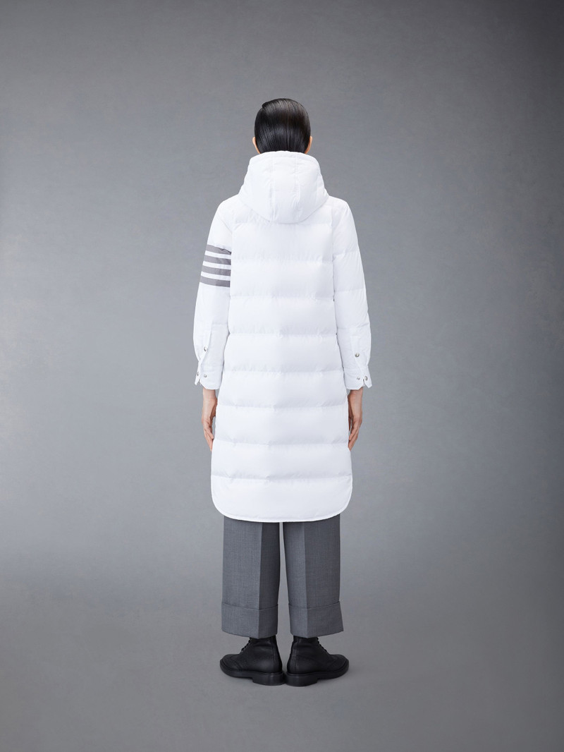 Thom Browne 4-Bar hooded padded coat outlook