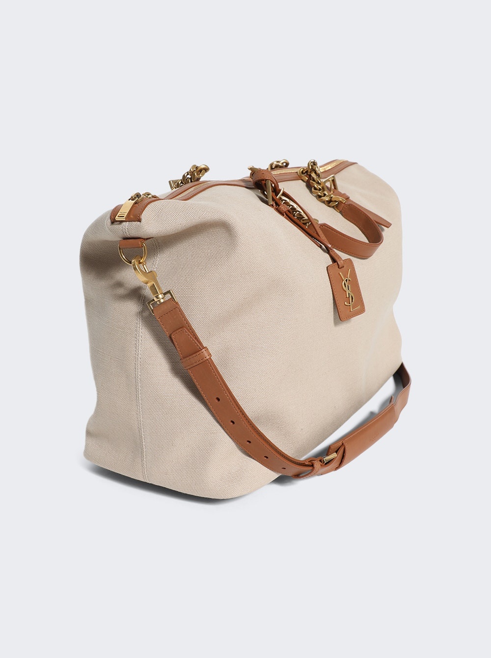 East-west Chain Duffle Bag Desert Dust And Brick - 4