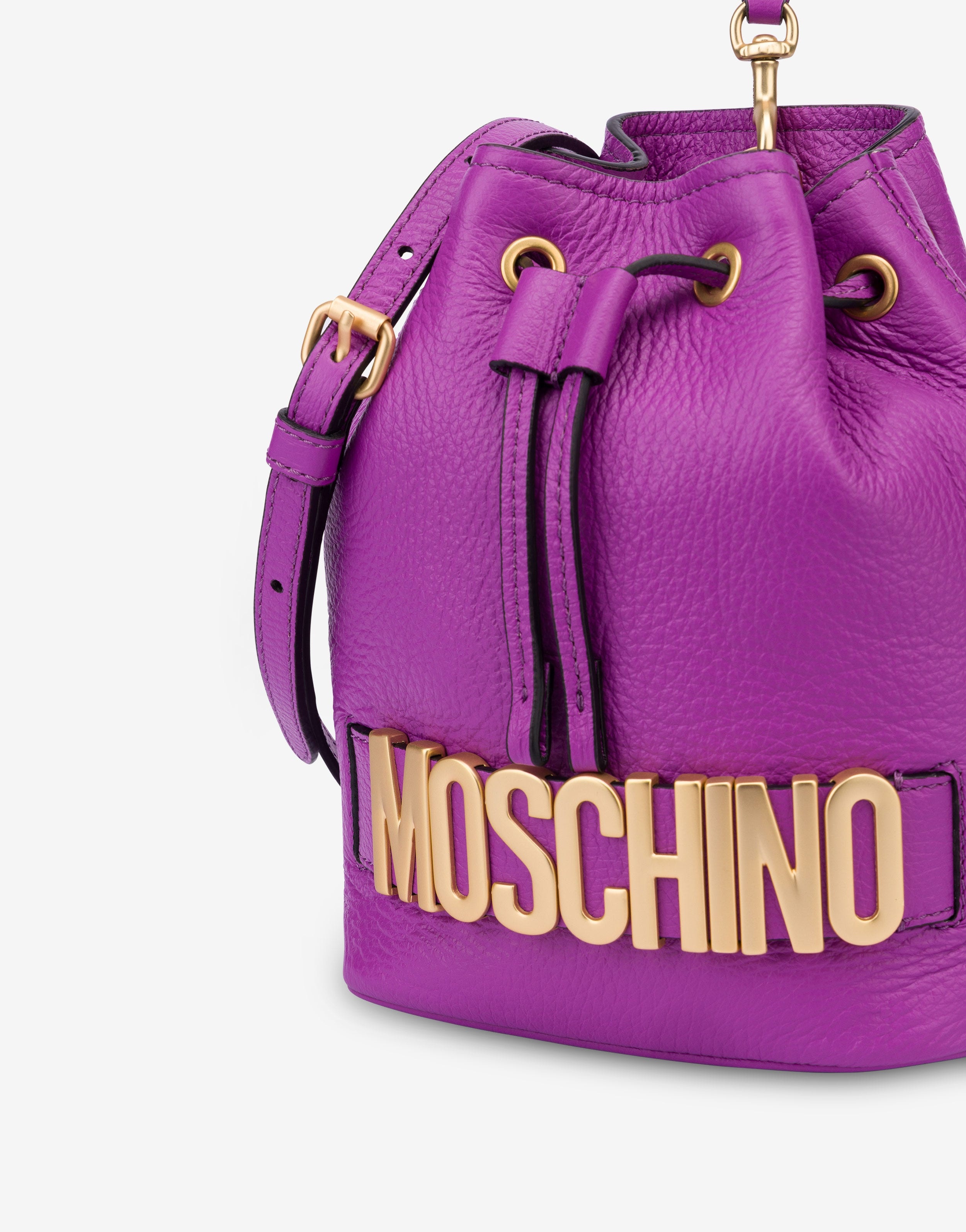 LETTERING LOGO BUCKET BAG - 4