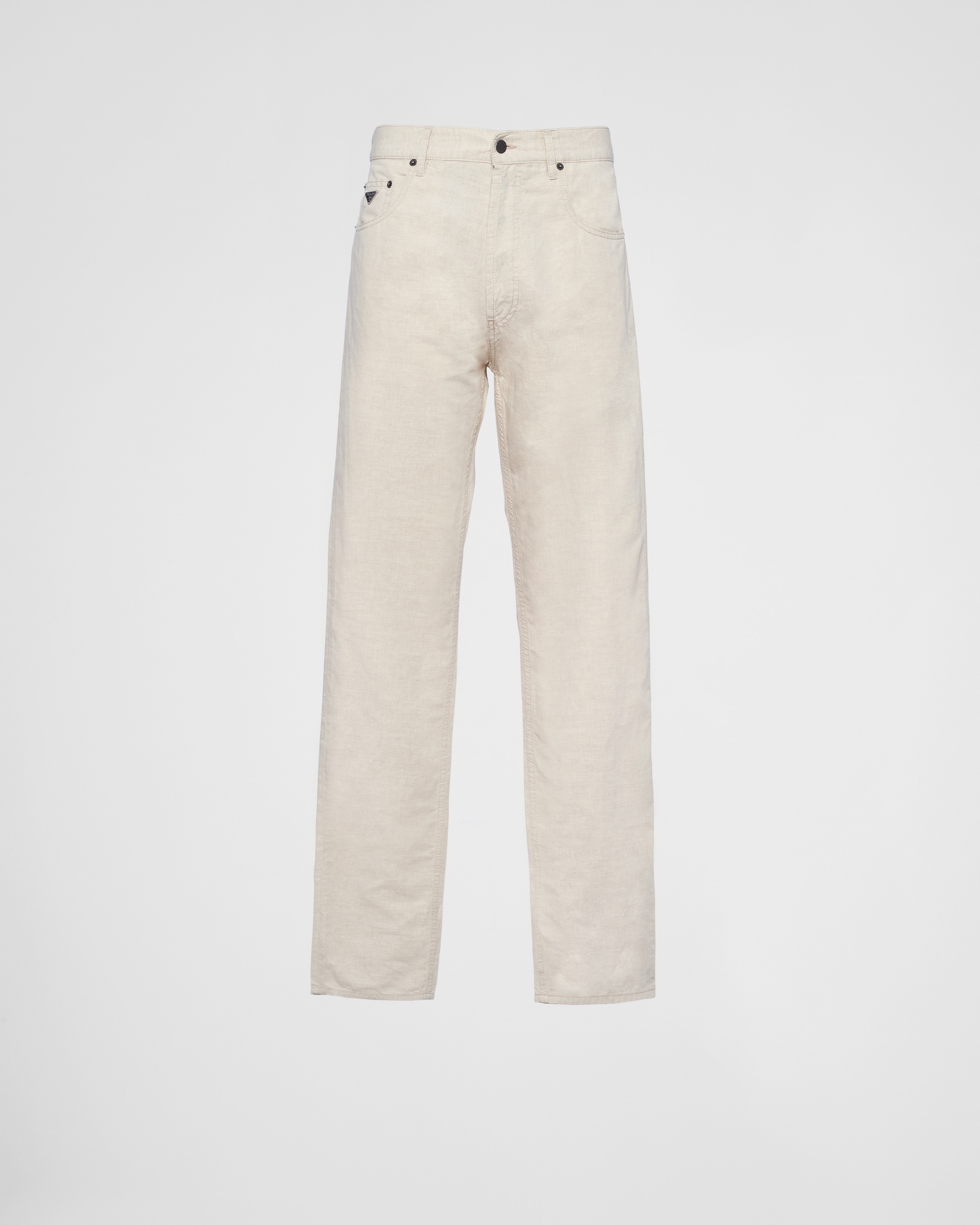 Five-pocket chambray jeans - 1