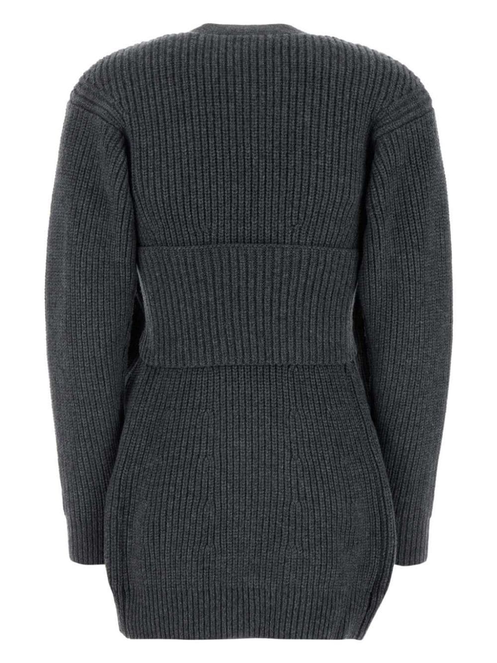 layered cardigan - 2