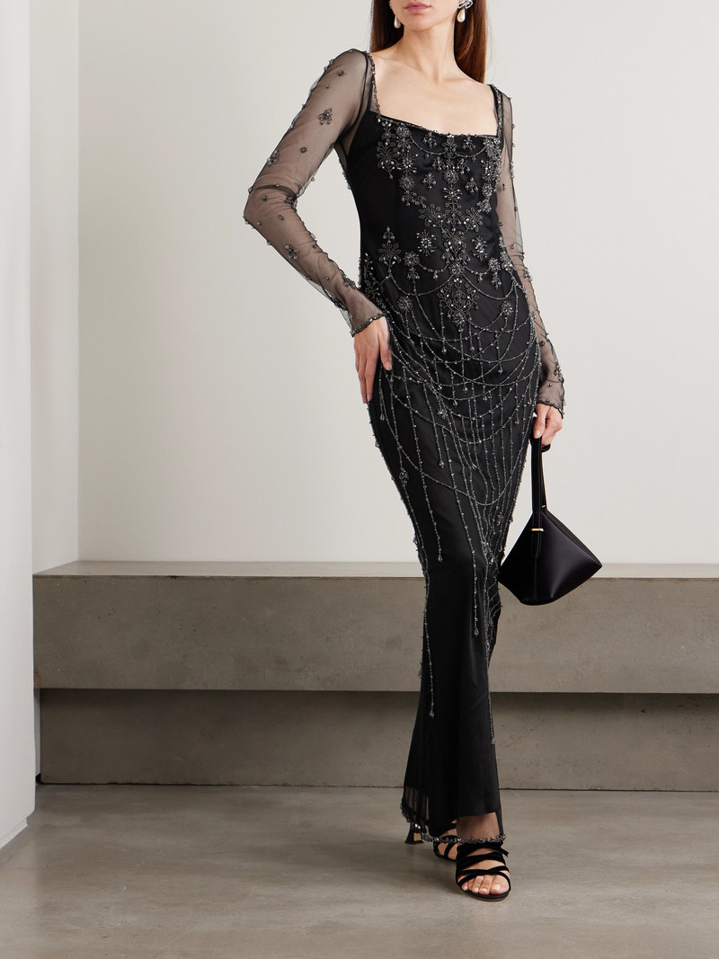 CLIO PEPPIATT Chandelier Embellished Tulle Gown outlook