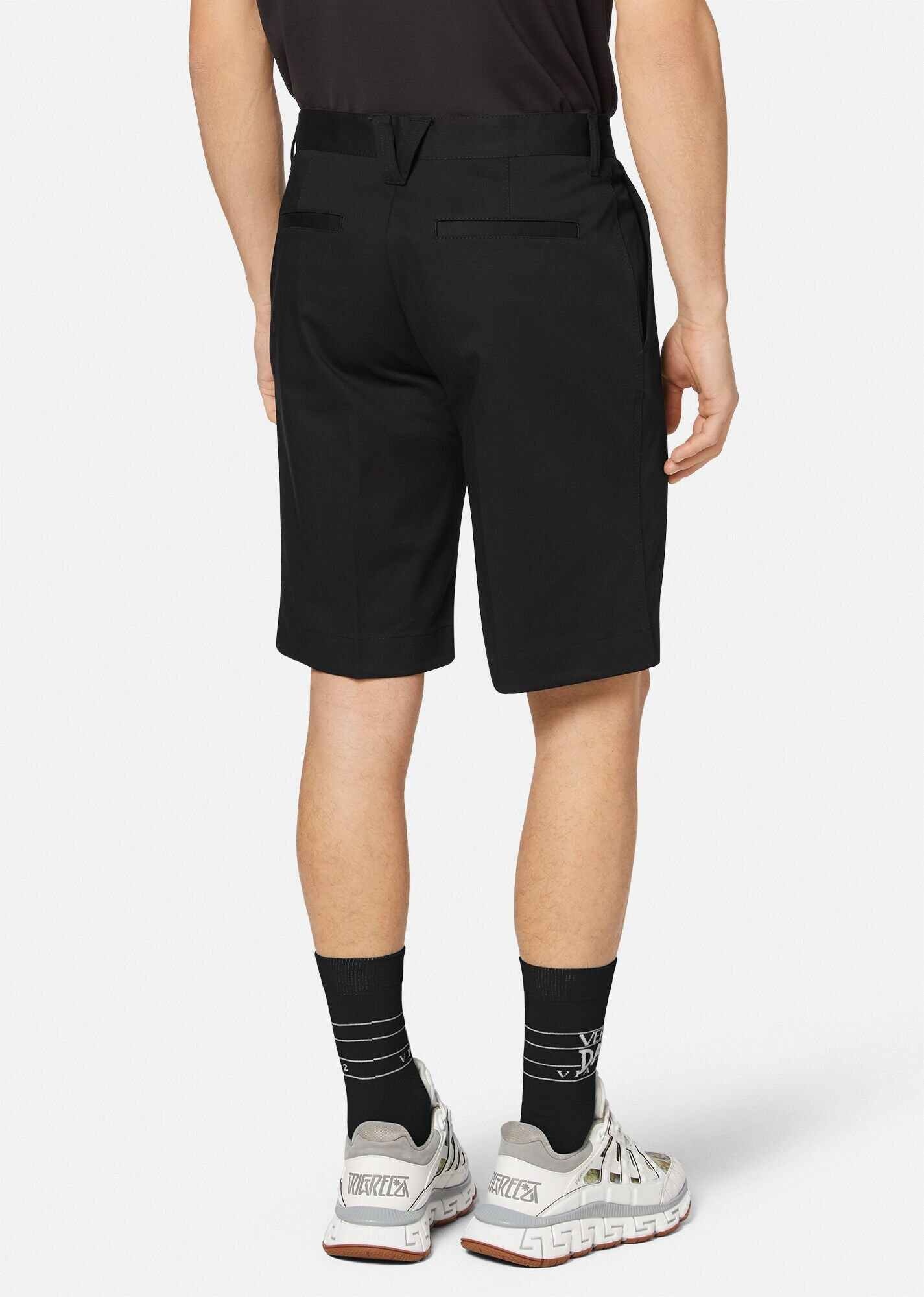 La Greca Gabardine Shorts - 4