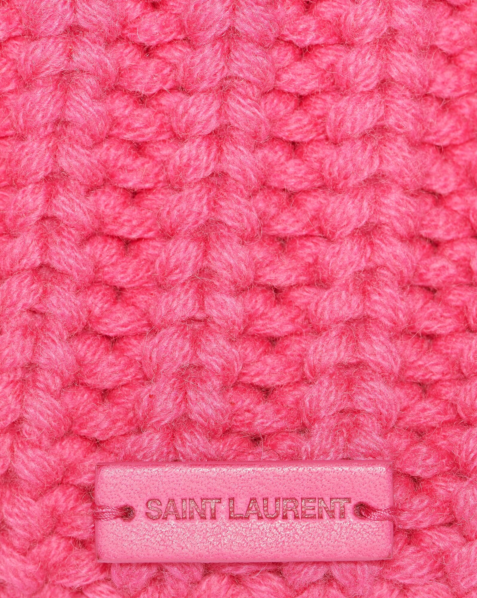 knitted cuff beanie in cashmere - 2