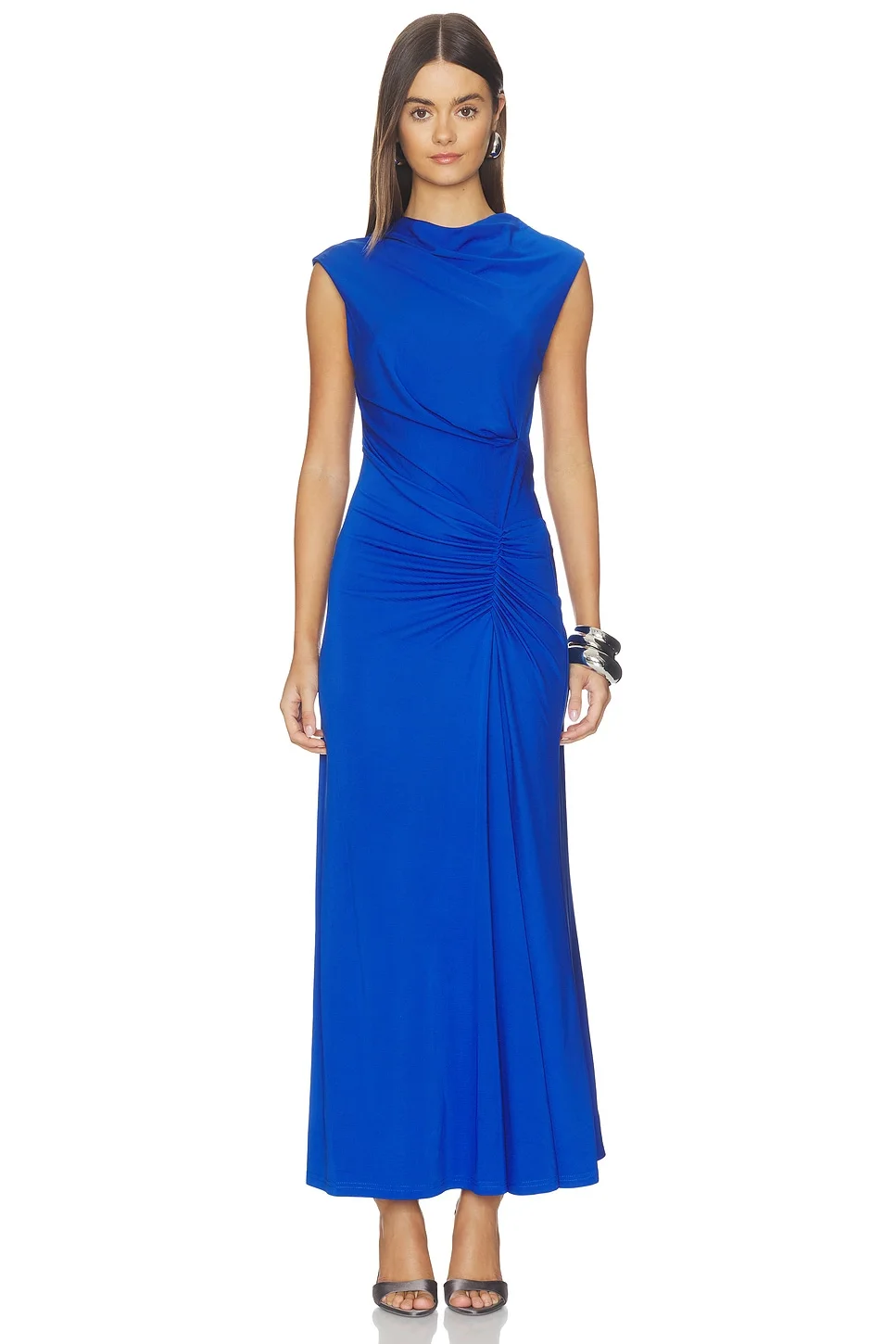 Acacia Draped Jersey Midi Dress - 1