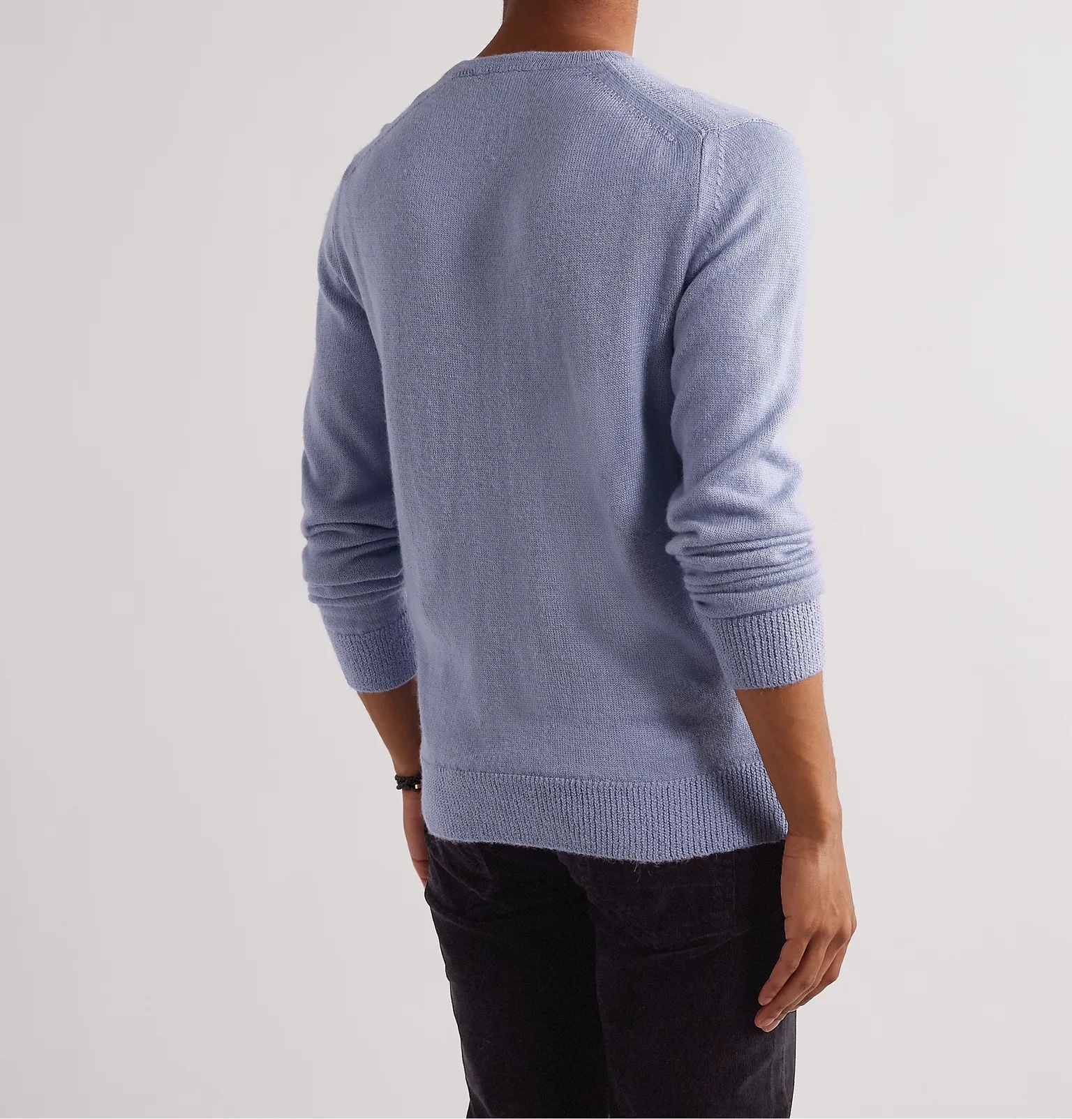 Slim-Fit Alpaca and Silk-Blend Sweater - 4