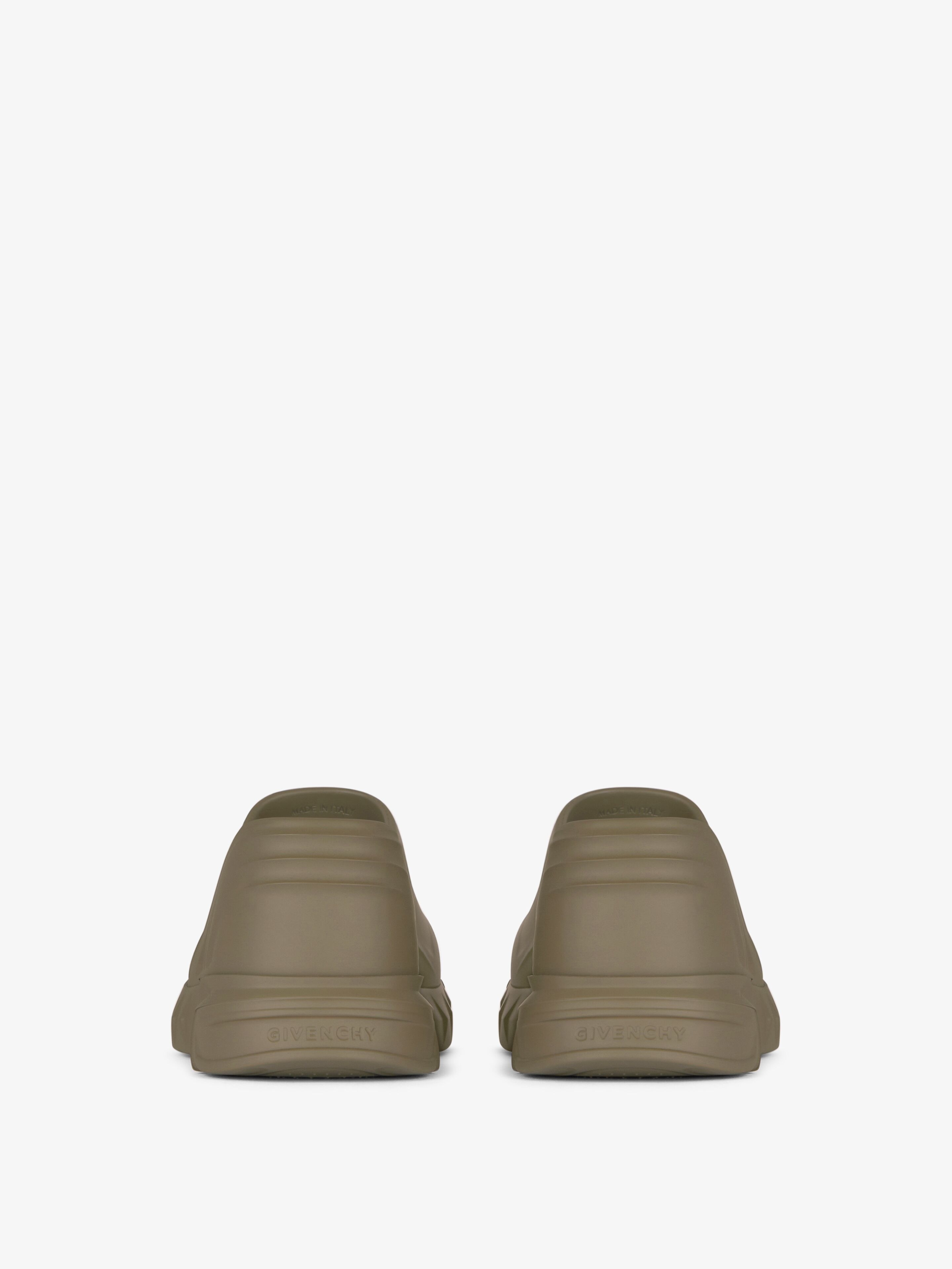 MARSHMALLOW WEDGE SANDALS IN RUBBER - 7