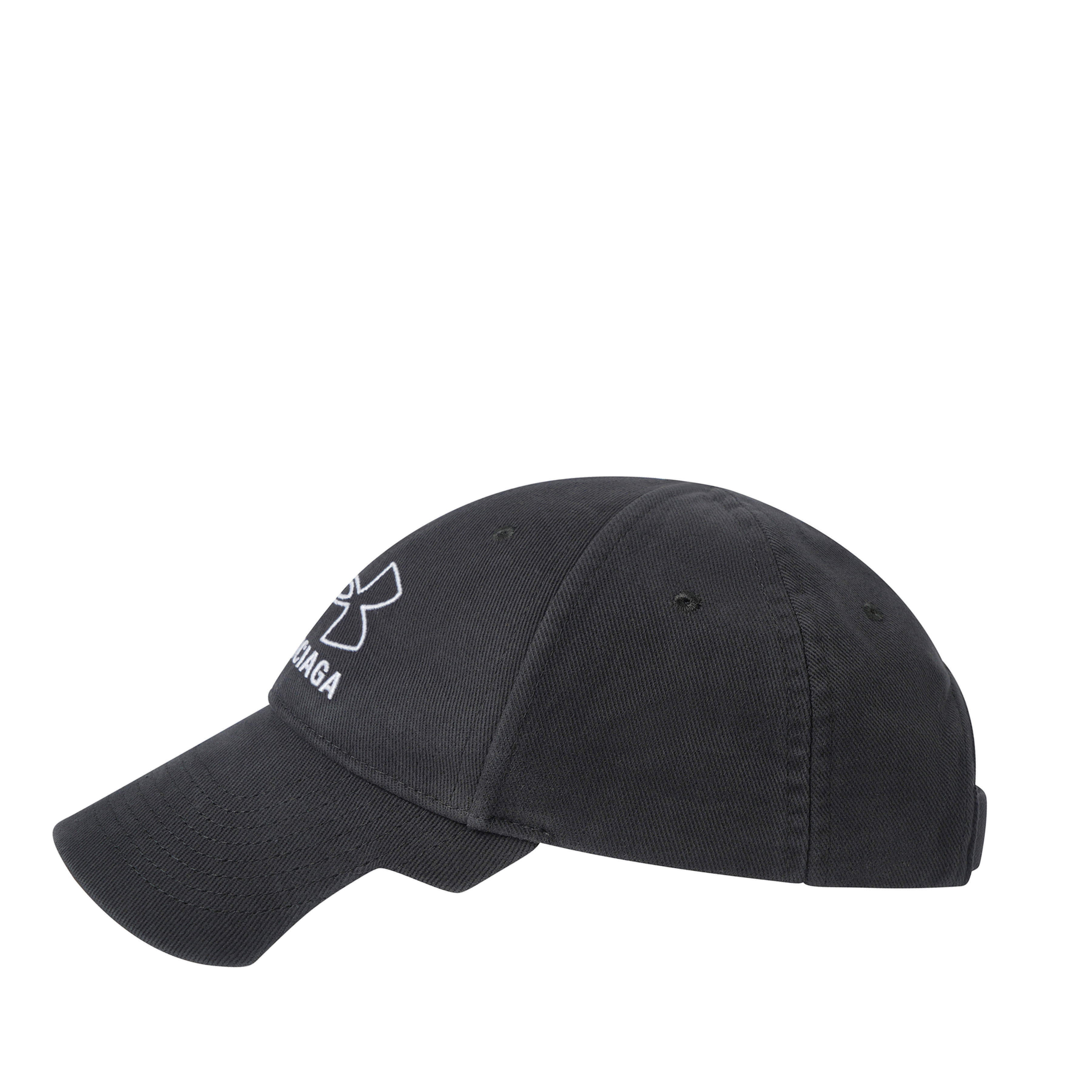 Under Armour Cap in Washed Black/White - 2