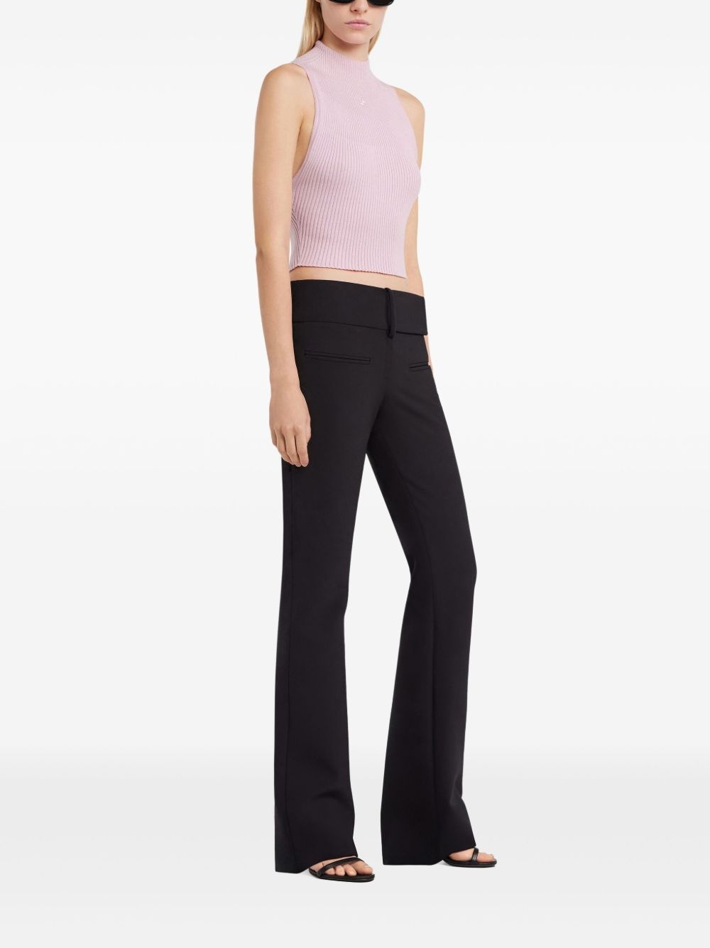 mock-neck tank top - 3
