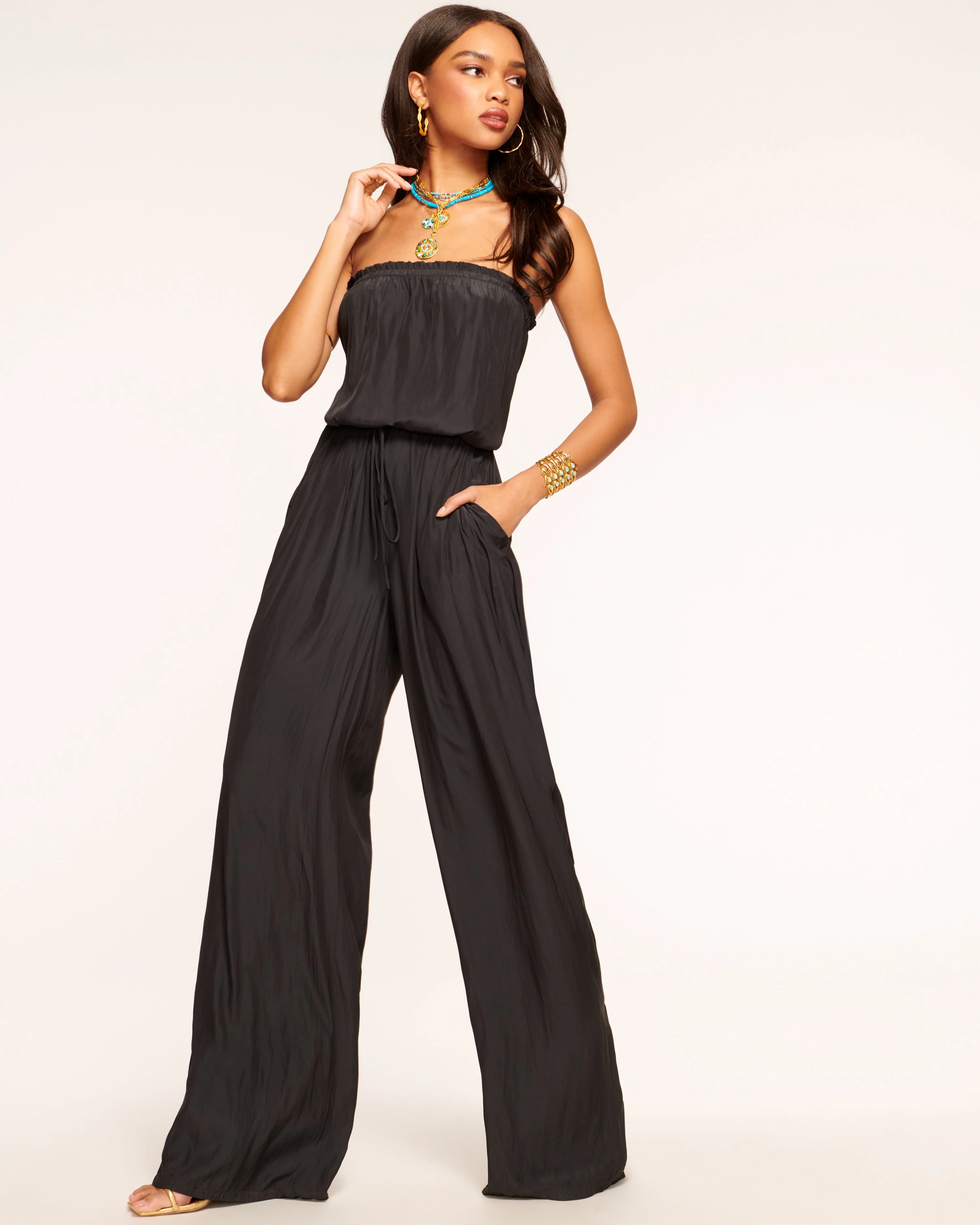 Selma Strapless Jumpsuit - 1