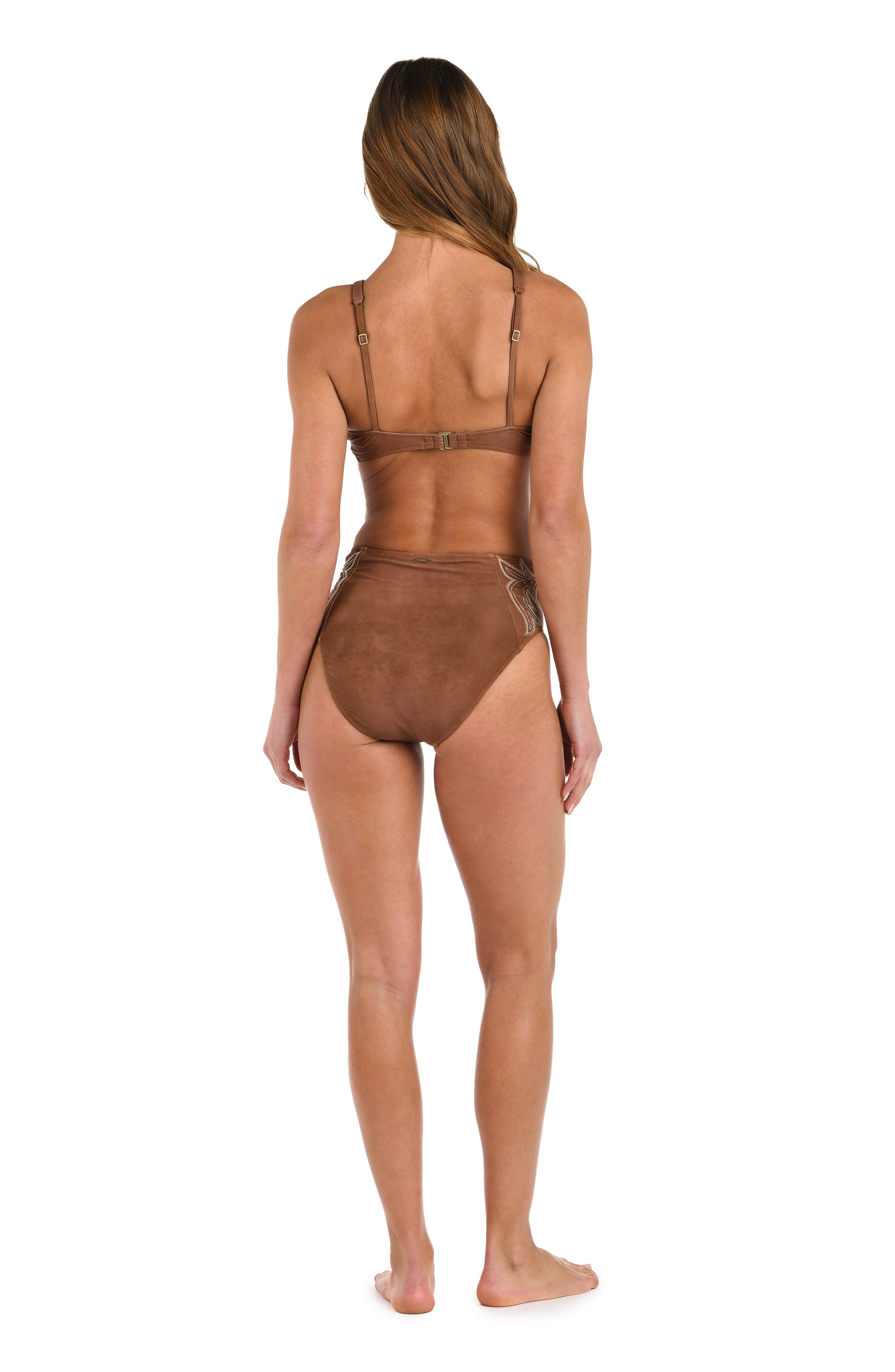 L'AGENCE Vanessa Bolero Bikini Bottoms in Bronze at Nordstrom - 5