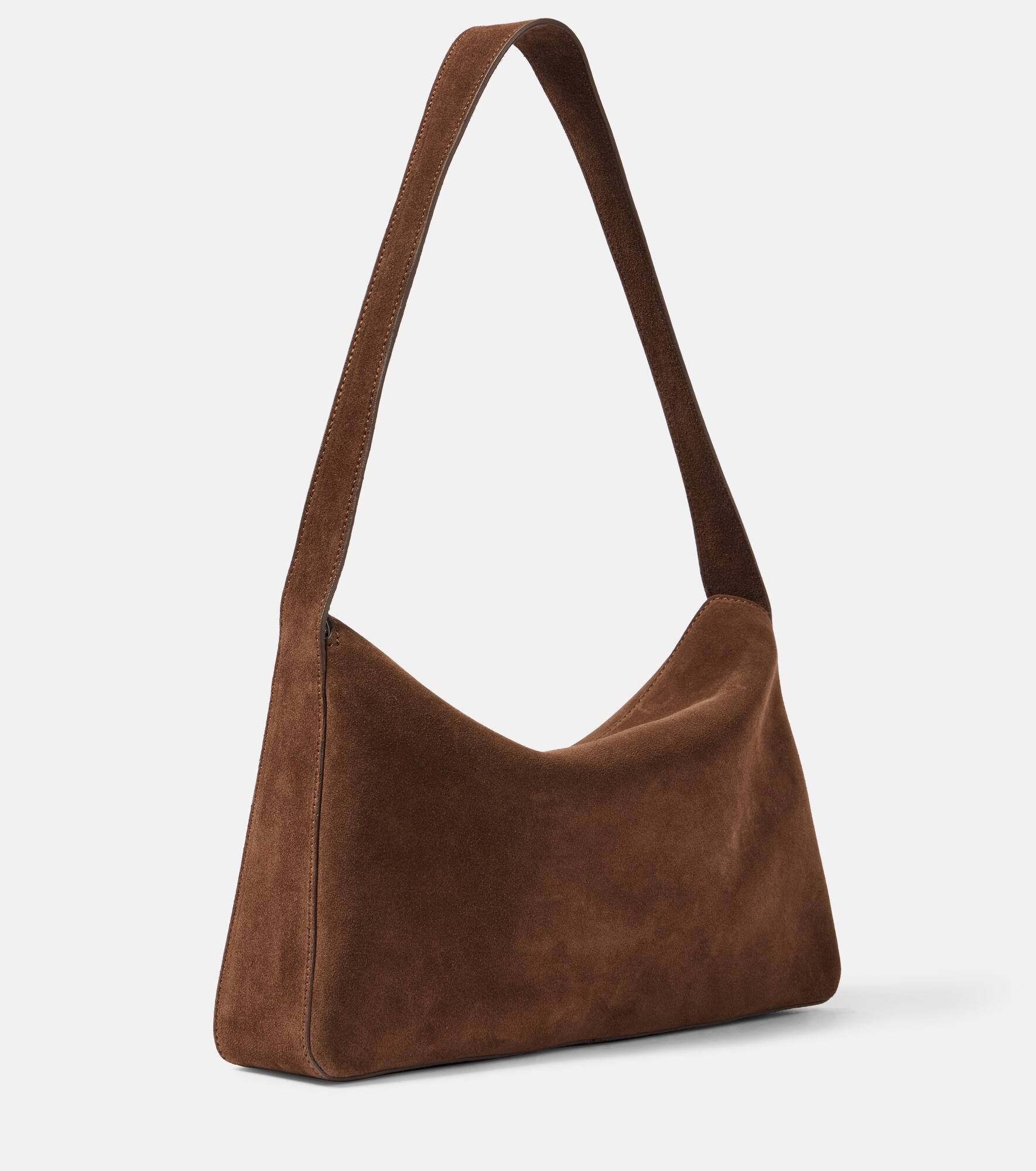 Suede shoulder bag - 4