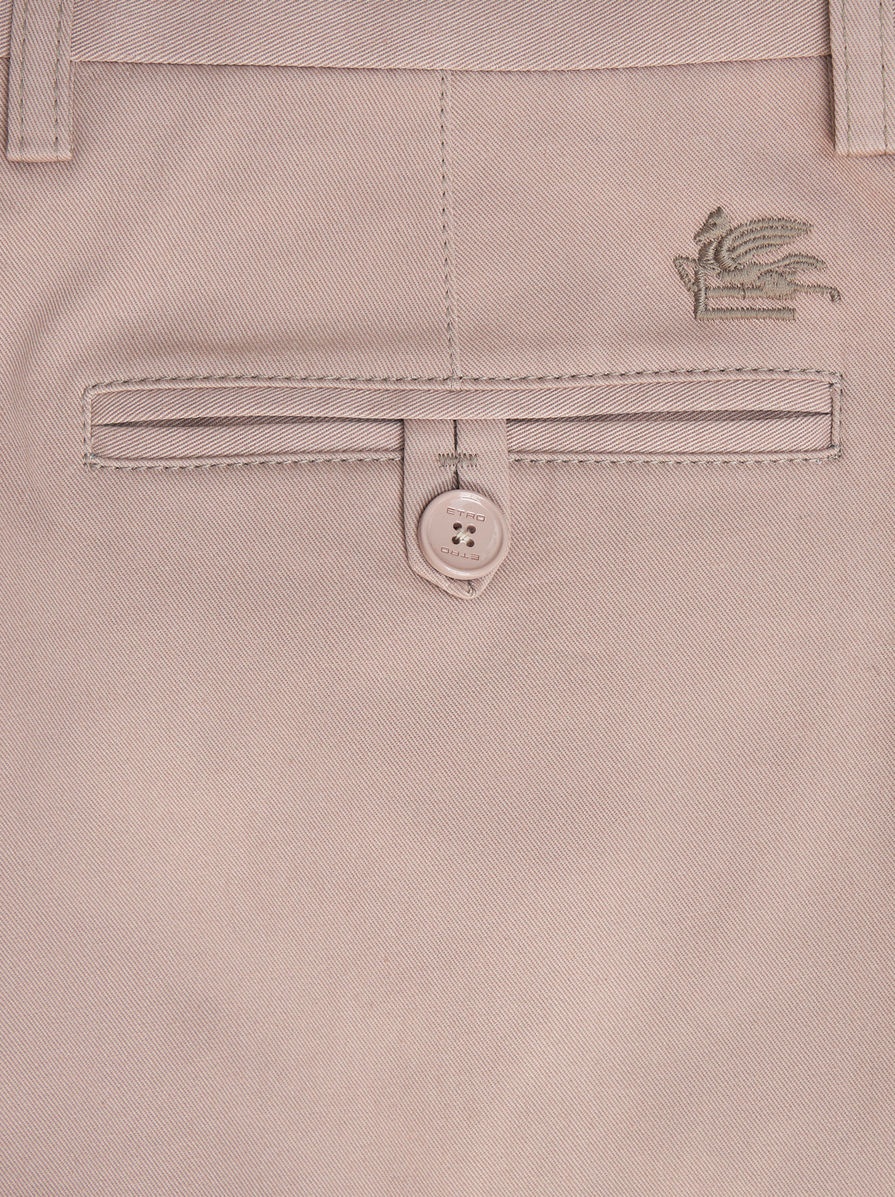 STRETCH COTTON TROUSERS - 7