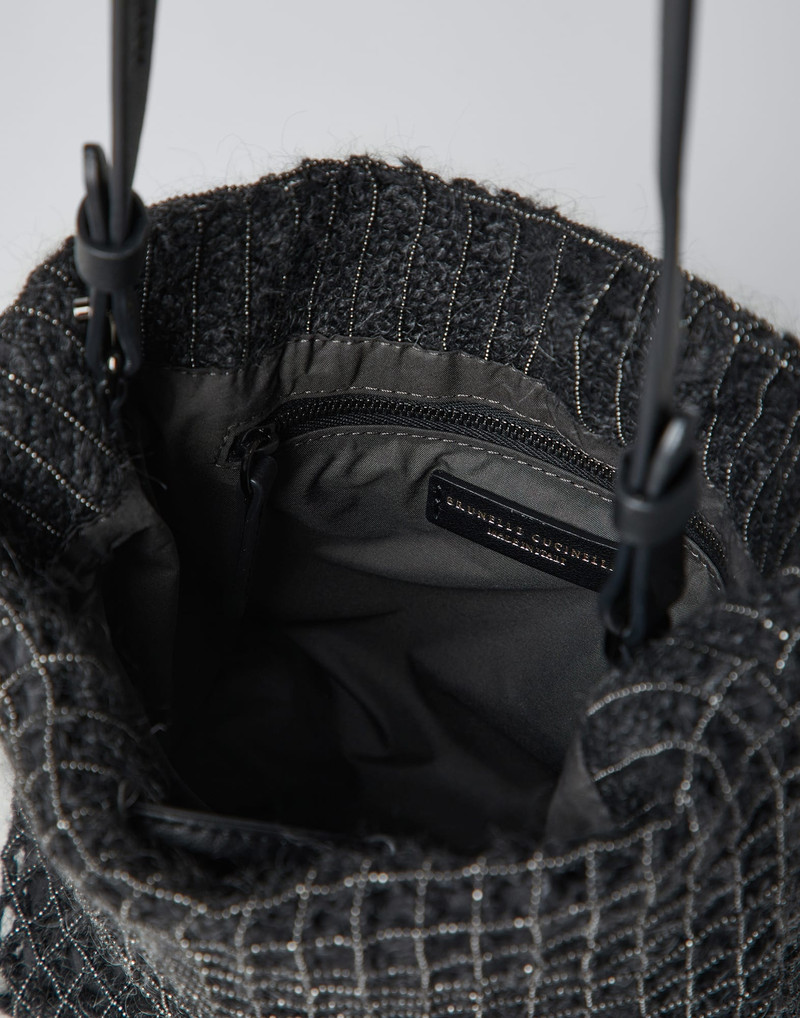 Precious net bucket bag 5