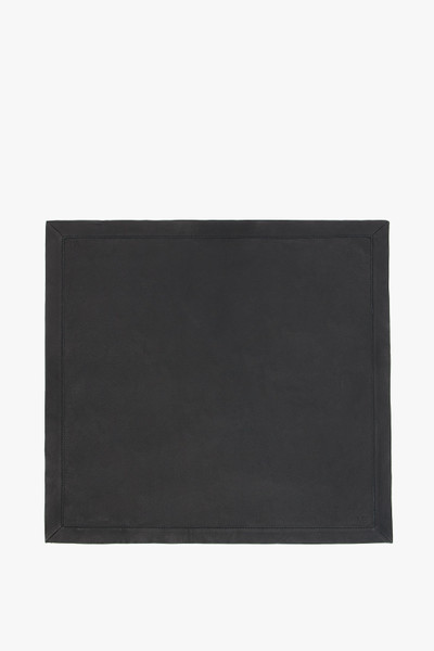 Victoria Beckham Leather Scarf In Black outlook