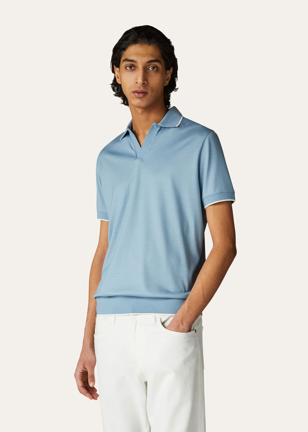 Buttonless Polo Shirt - 4