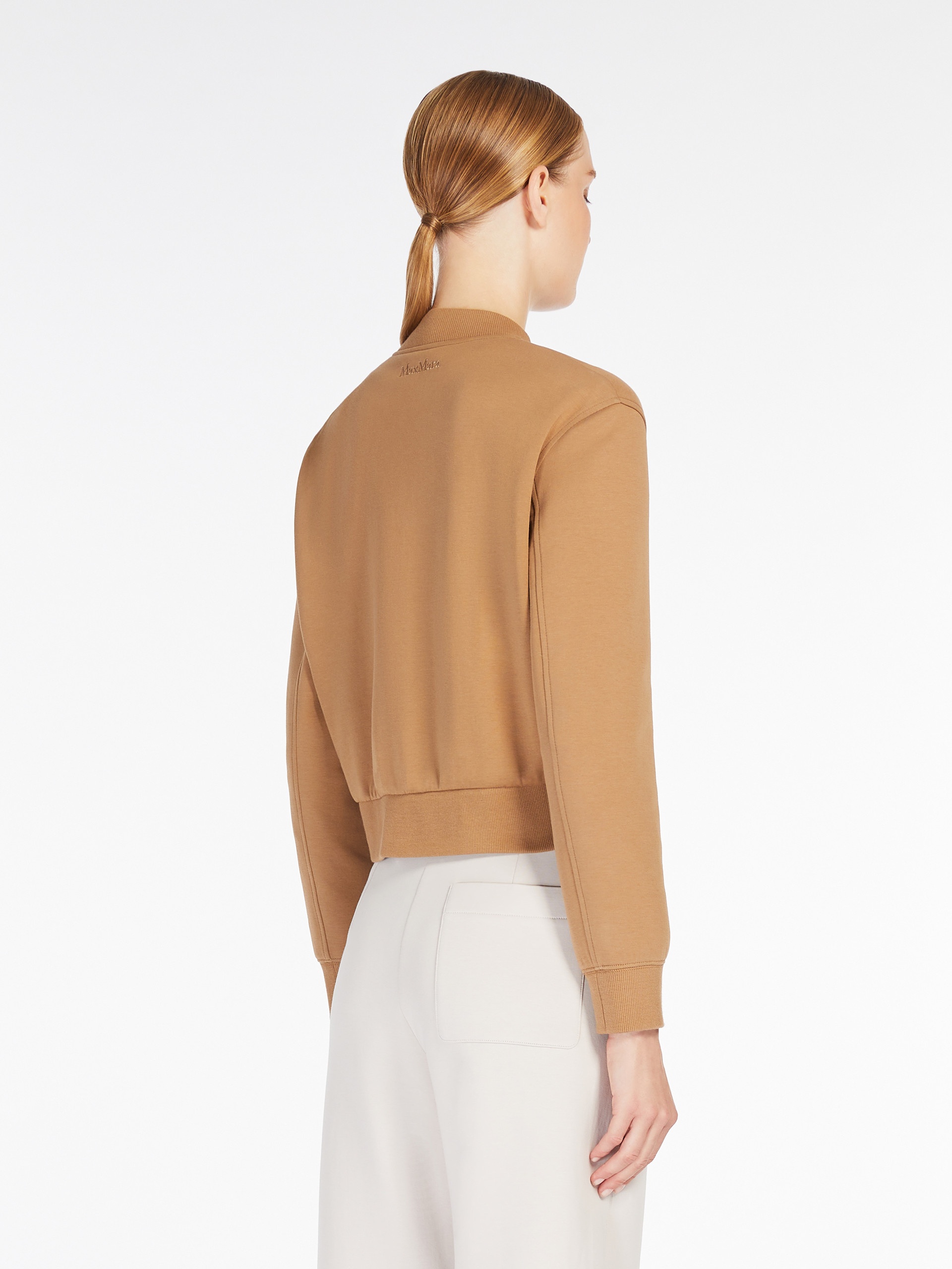 BARBARA Scuba jersey bomber jacket - 4
