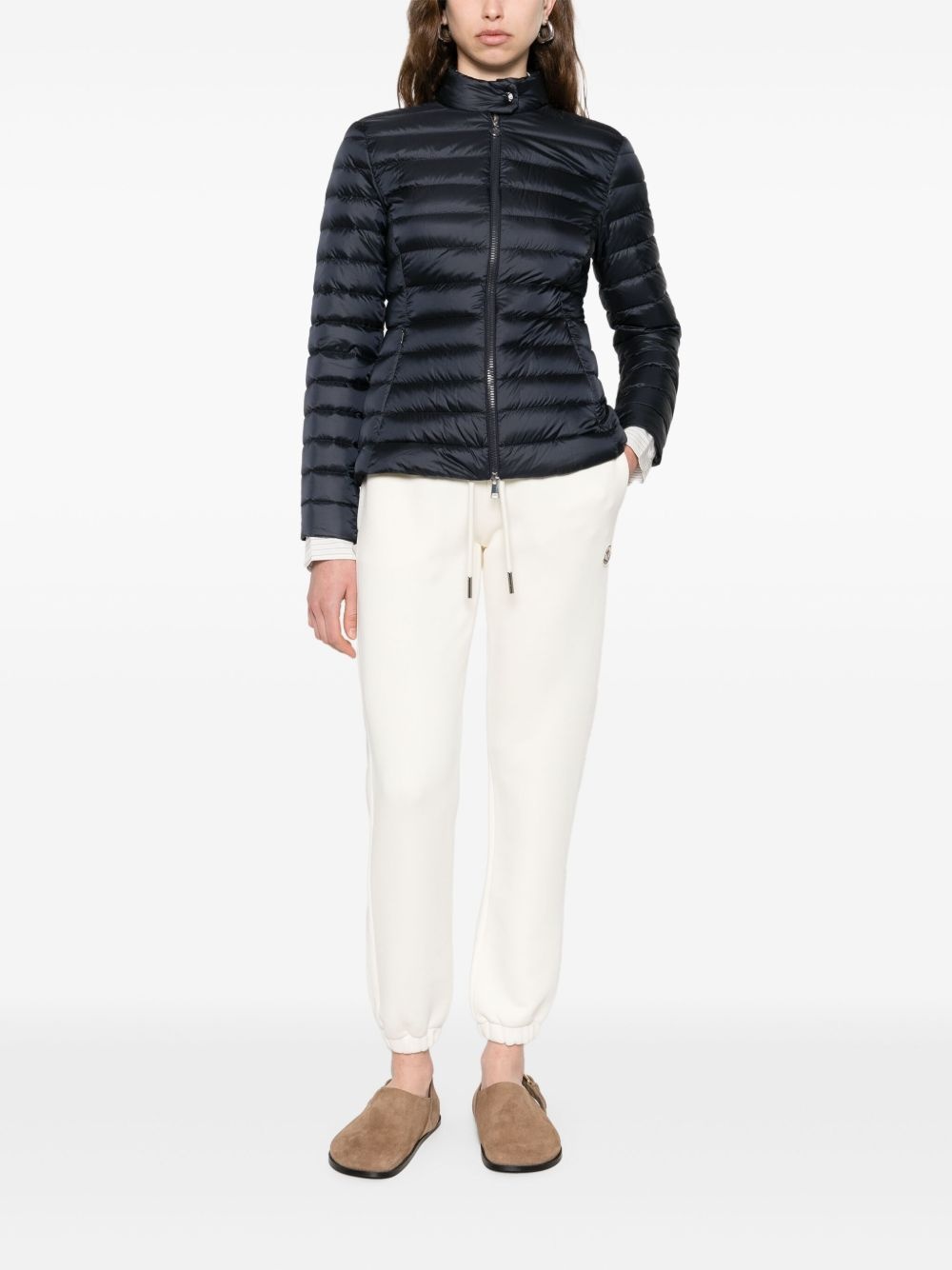 quilted zip-front jacket - 2