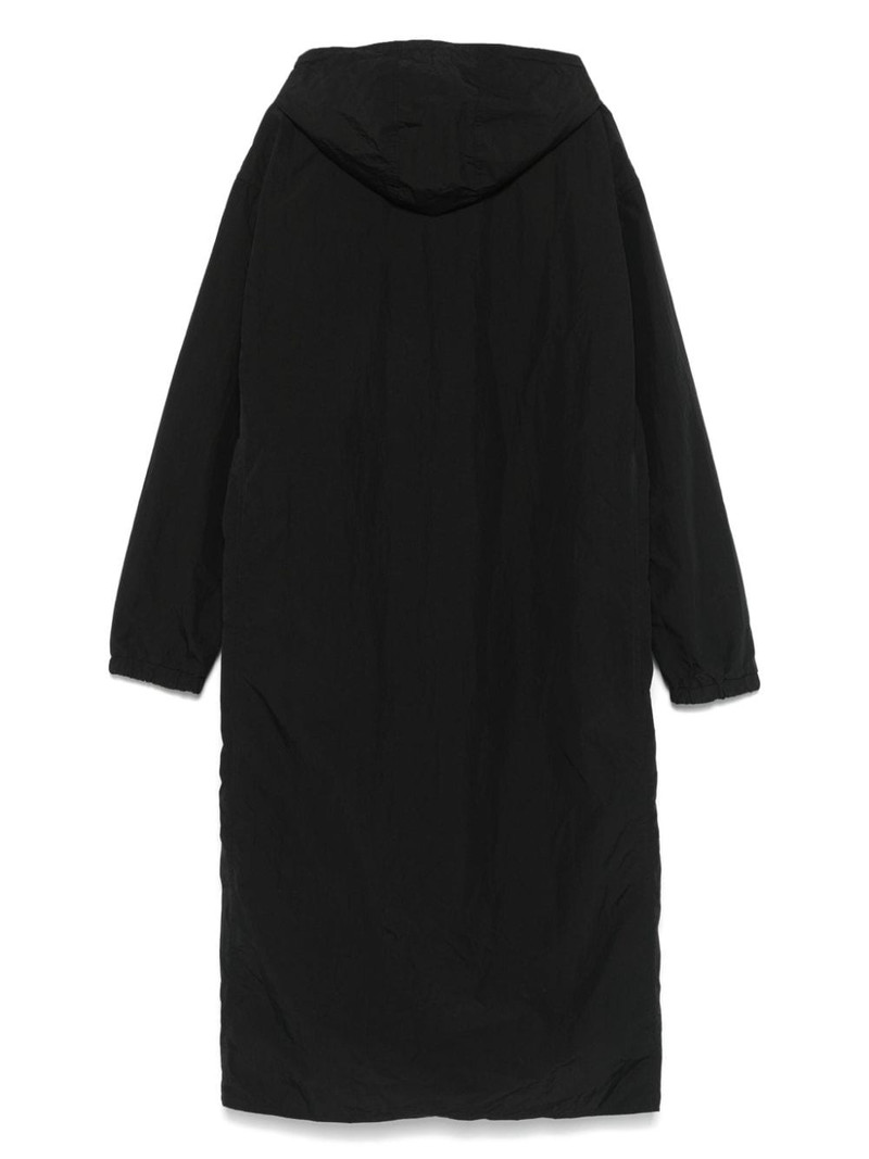 Marine Serre logo-embroidered hoodie outlook