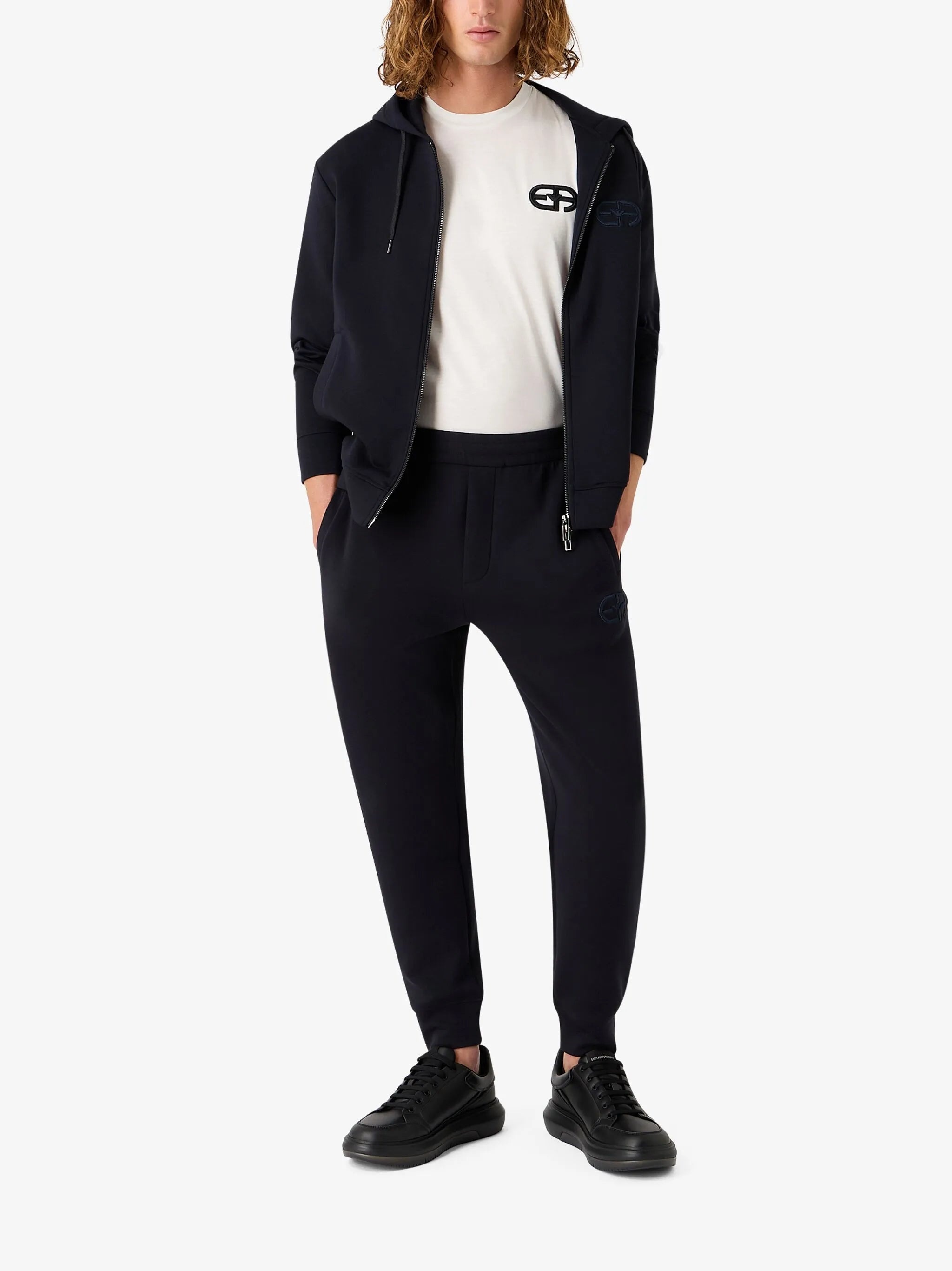 Emporio Armani Logo-embroidered T-shirt - 3