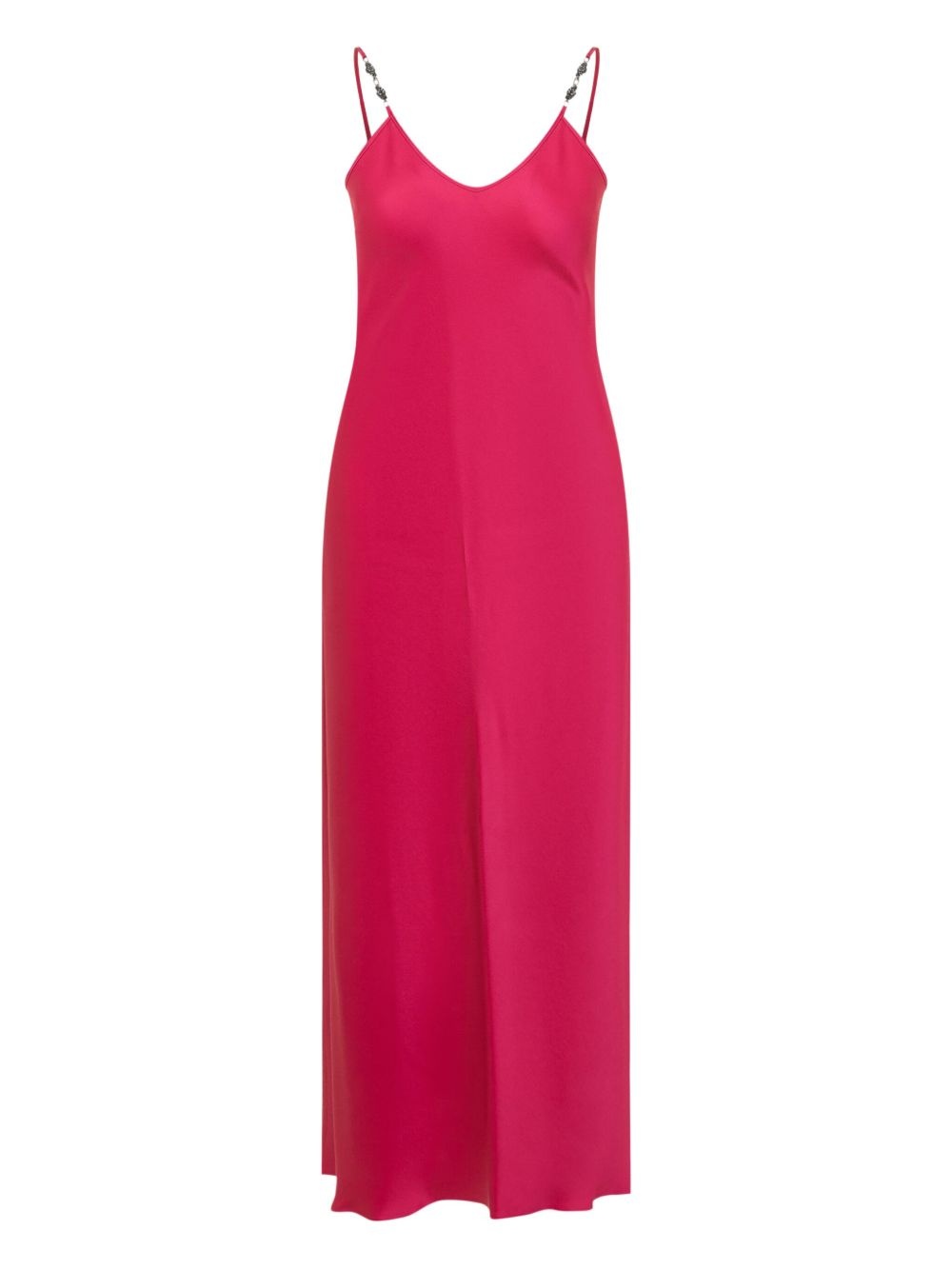 satin slip dress - 1