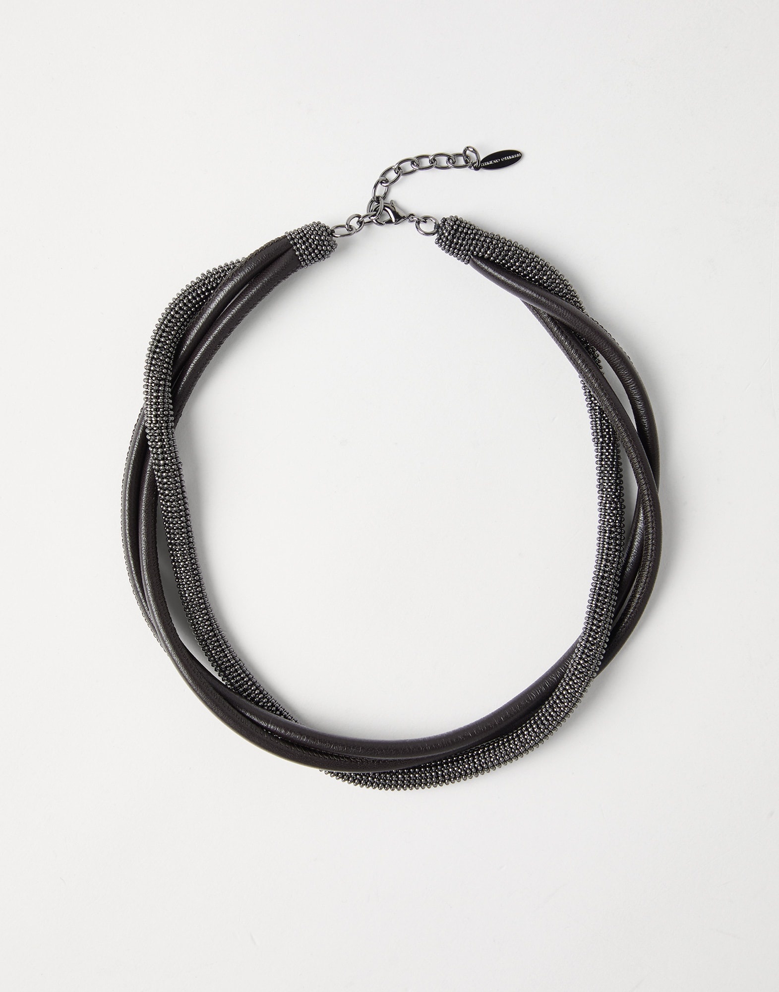 Precious leather choker - 1