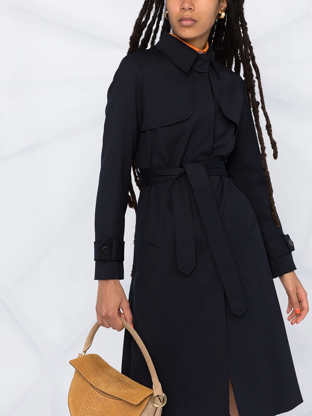 belted trench coat - 5