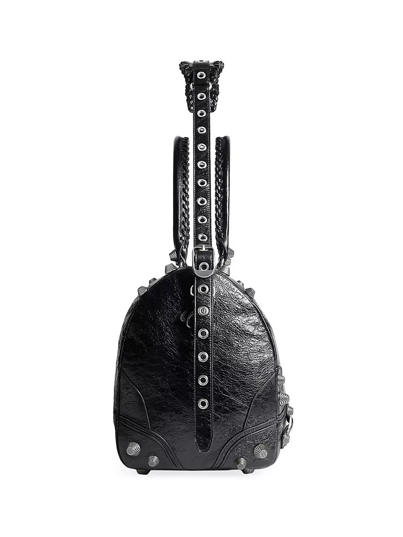 Le Cagole leather duffel bag 5