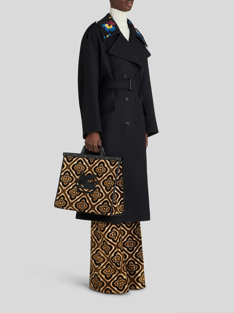 Etro MEDIUM JACQUARD LOVE TROTTER BAG outlook