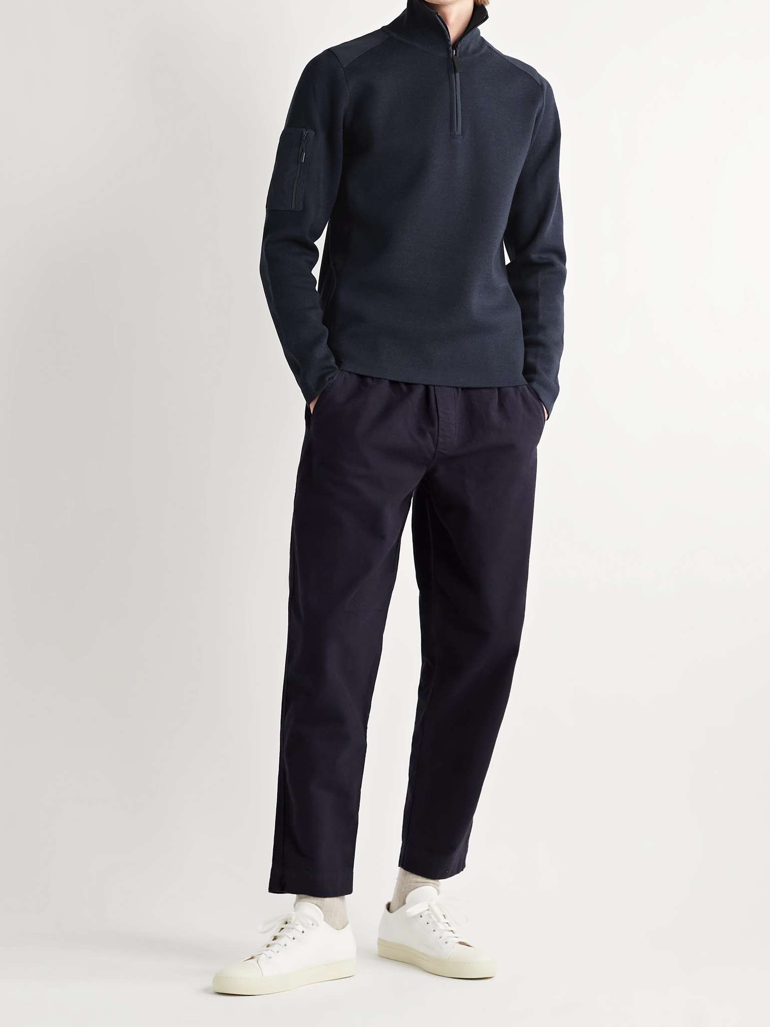 Stormont Slim-Fit CORDURA-Trimmed Merino Wool Half-Zip Sweater - 2