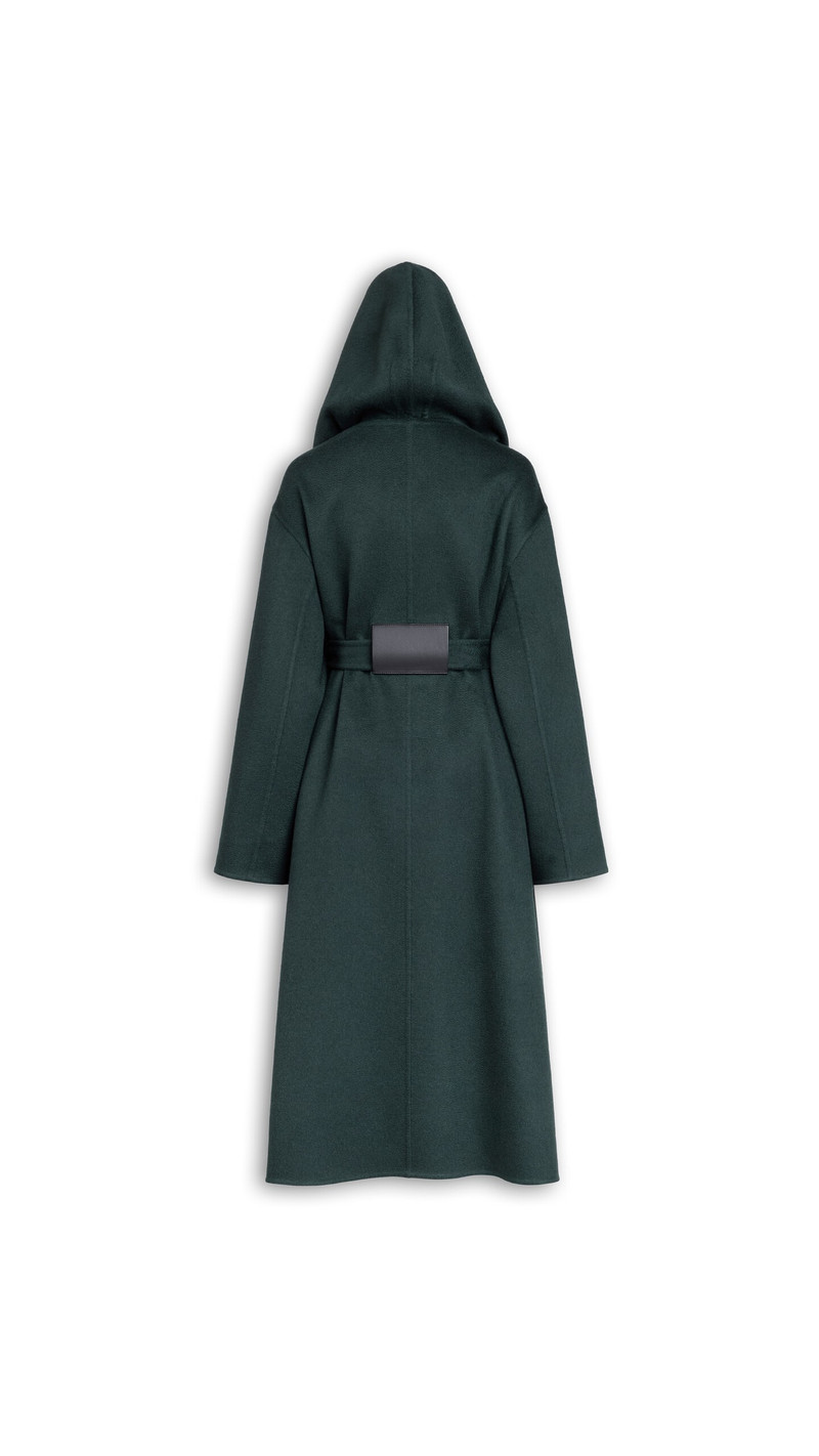 HOOD CASHMERE WRAP COAT 5