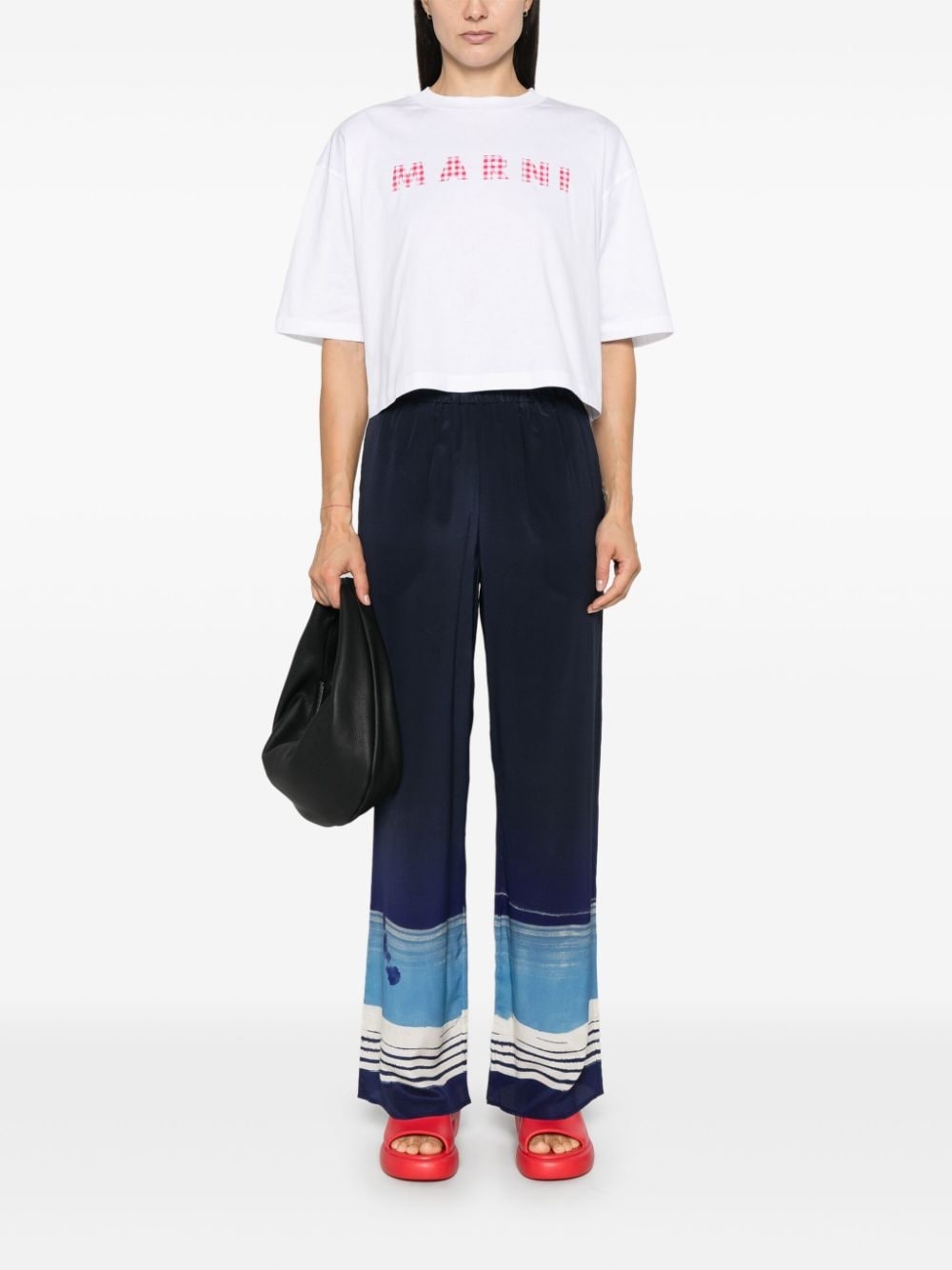 logo-print T-shirt - 2