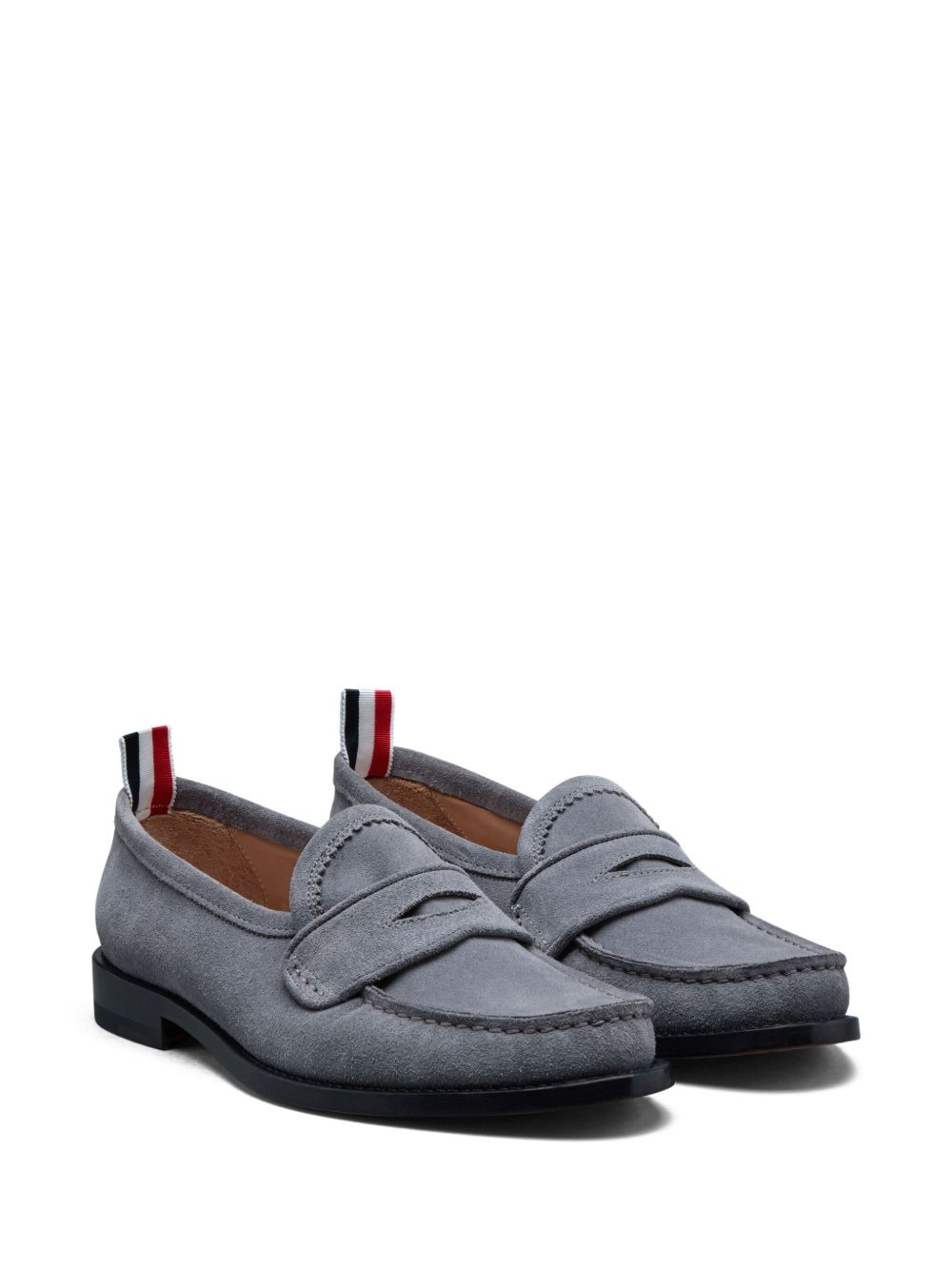 penny-slot suede loafers - 2