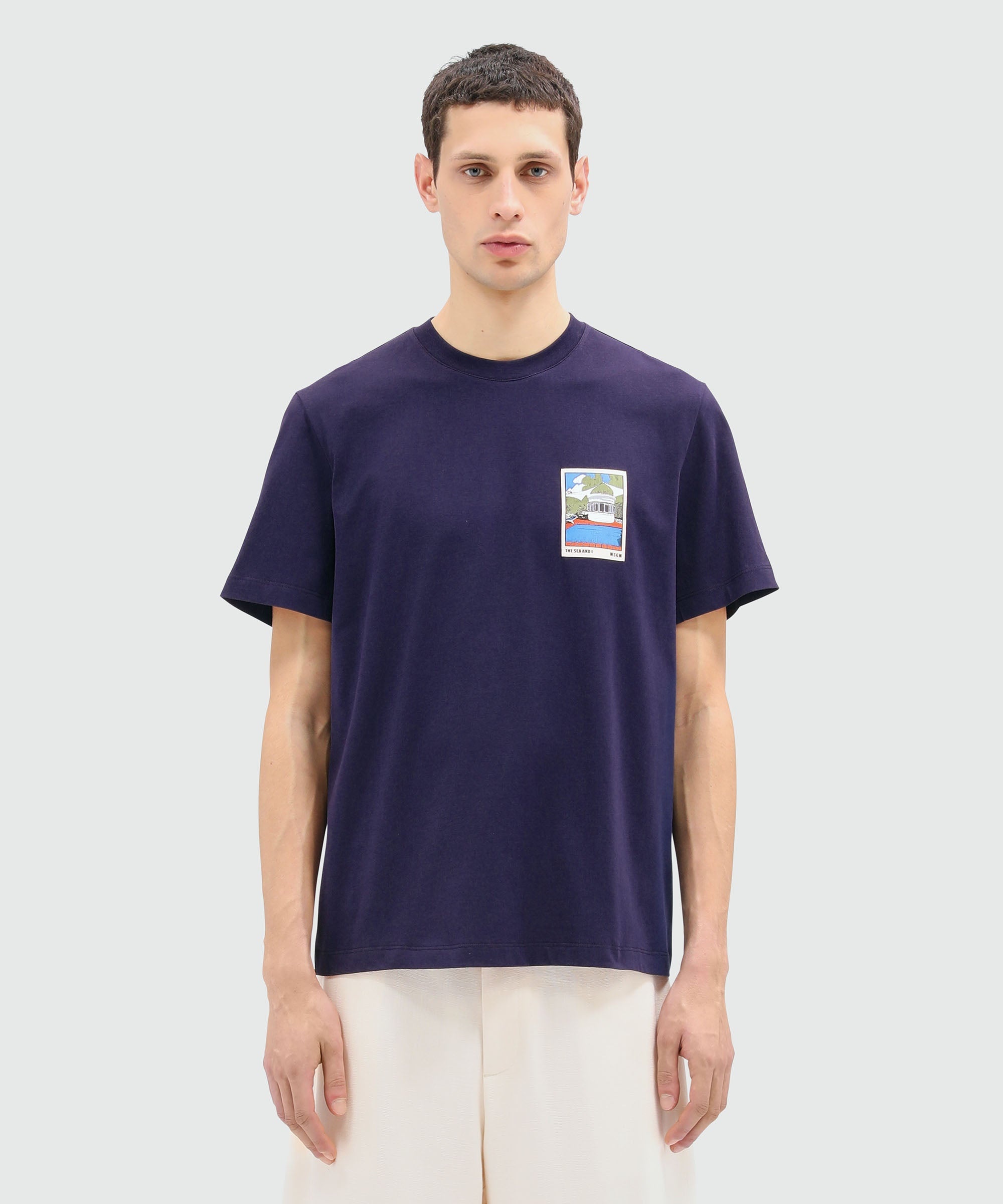 Blue jersey T-Shirt and "La Vedetta" patch - 2