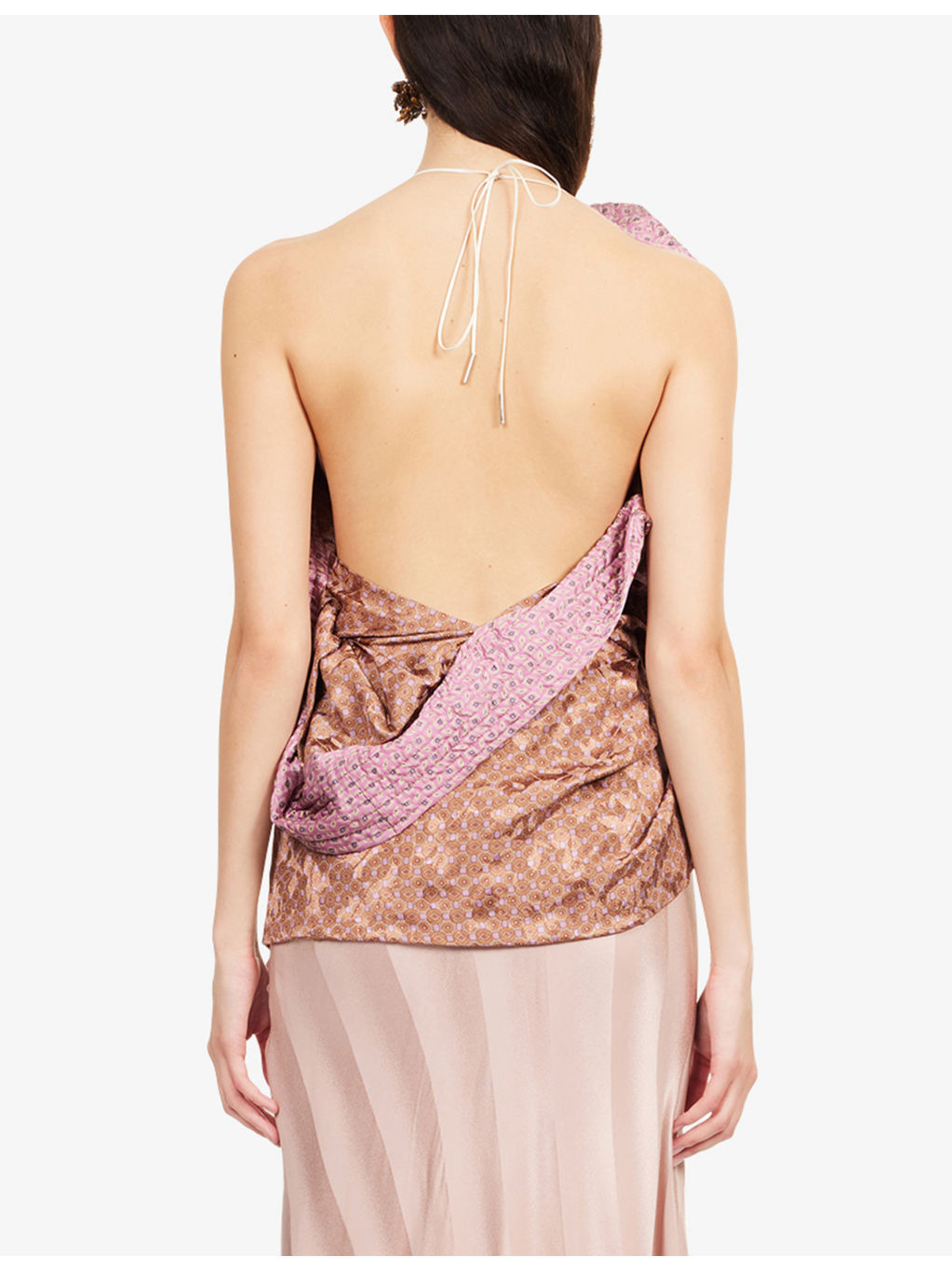 Codolla Printed Silk Top - 4