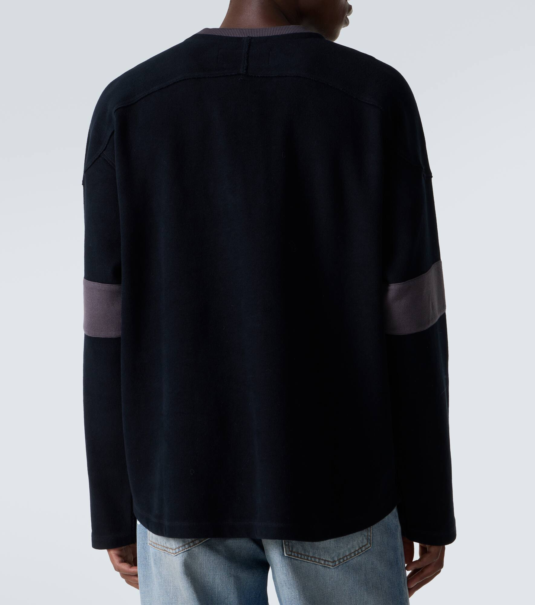 Embroidered cotton jersey T-shirt - 4