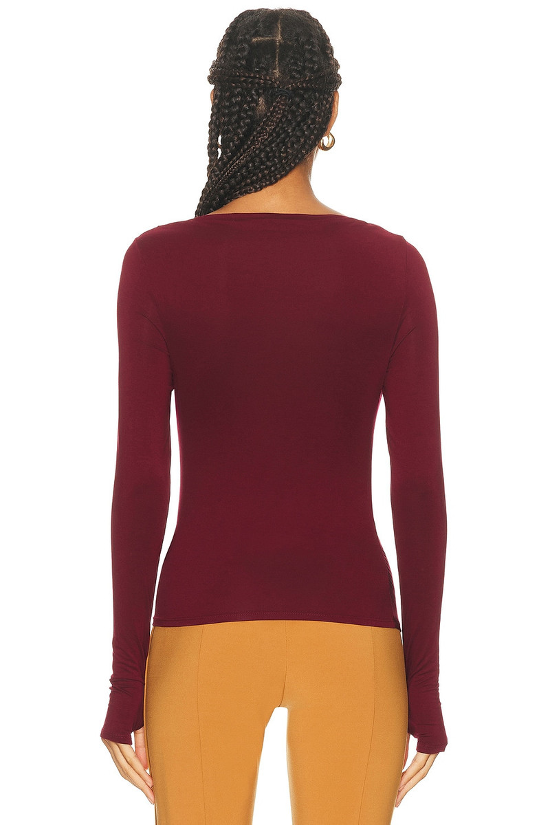 Fluid Jersey Draped Boatneck Top 3
