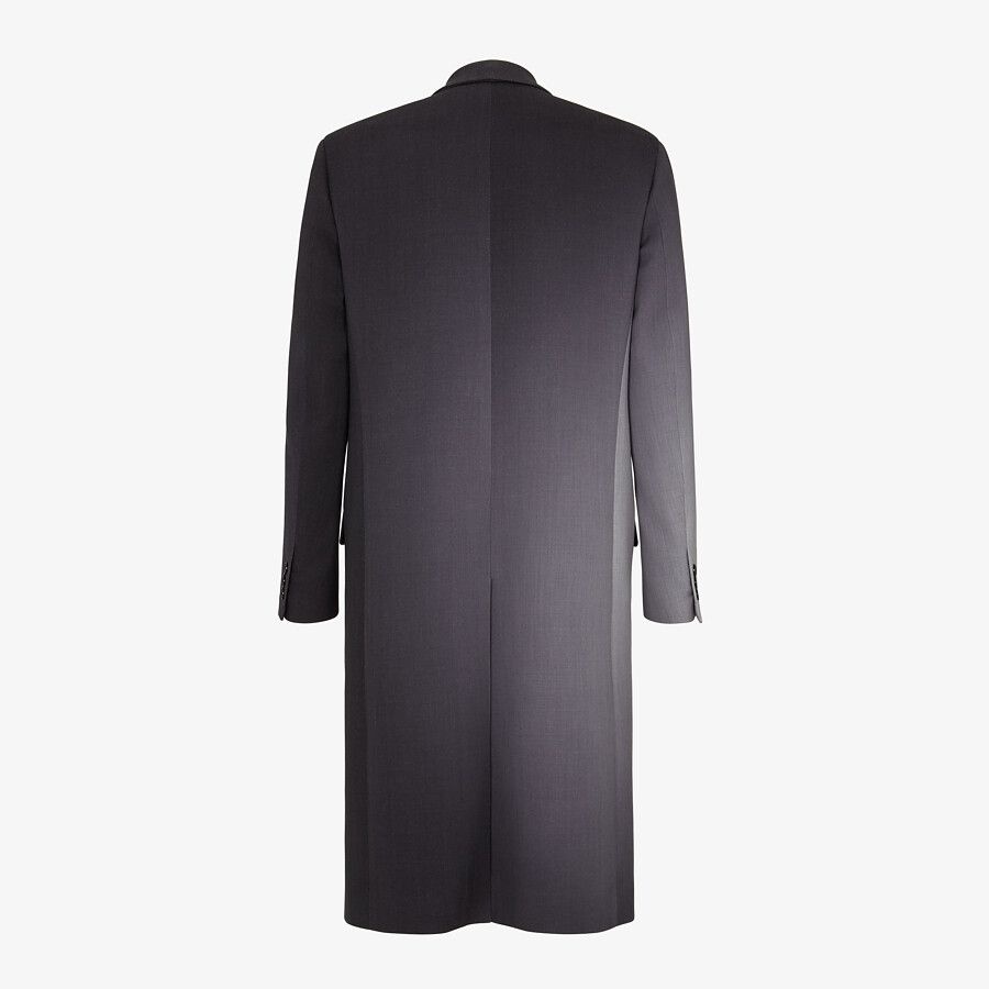 Black wool coat - 2