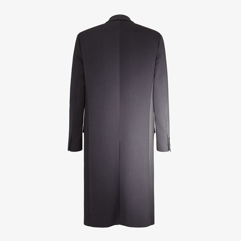 FENDI Black wool coat outlook
