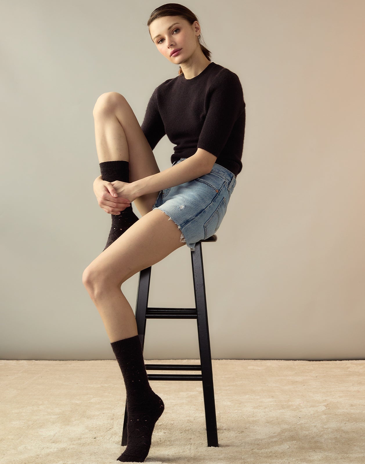 Crochet Wool Socks - 2