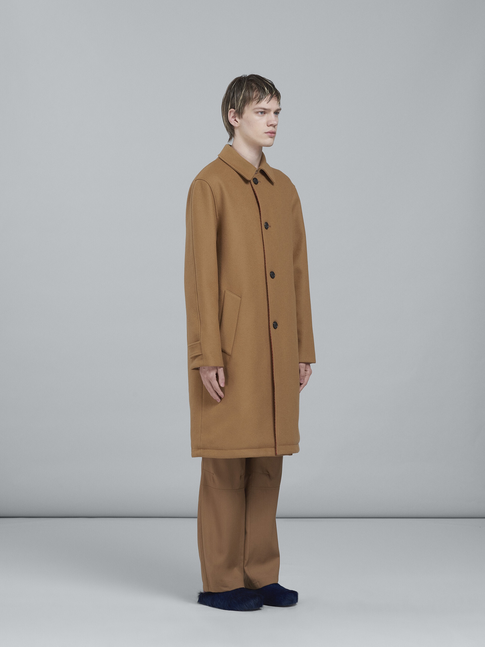 LIGHT WOOL FELT COAT - 6