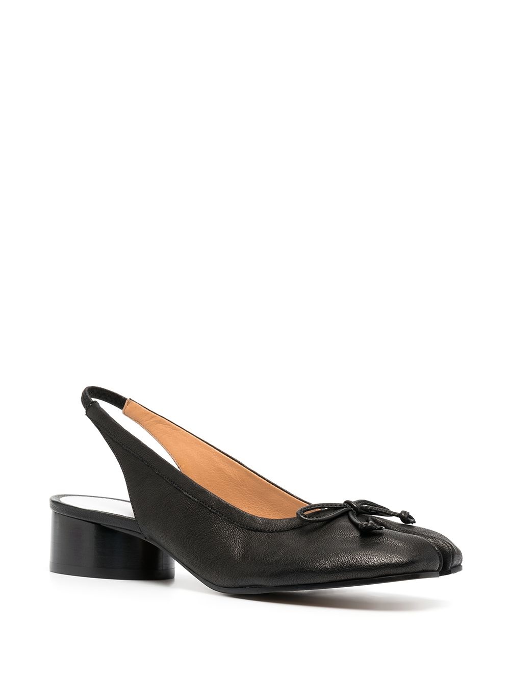 Tabi bow-detail slingback shoes - 2