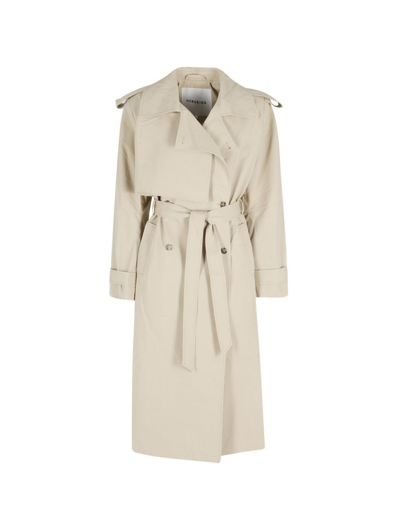Astra double-breasted trench coat 1