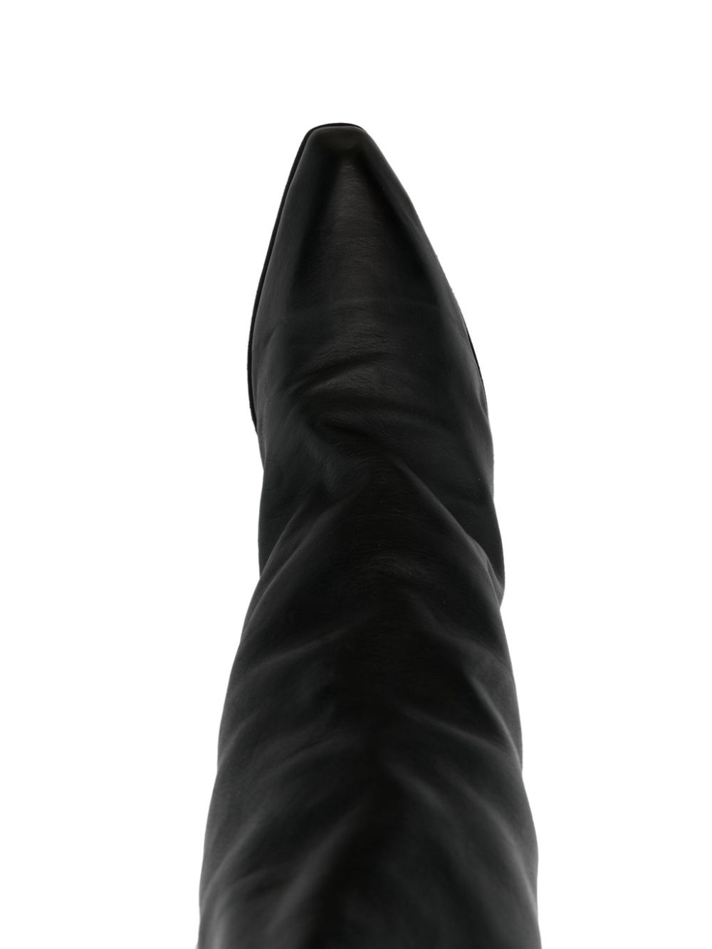 55mm leather knee boots - 4