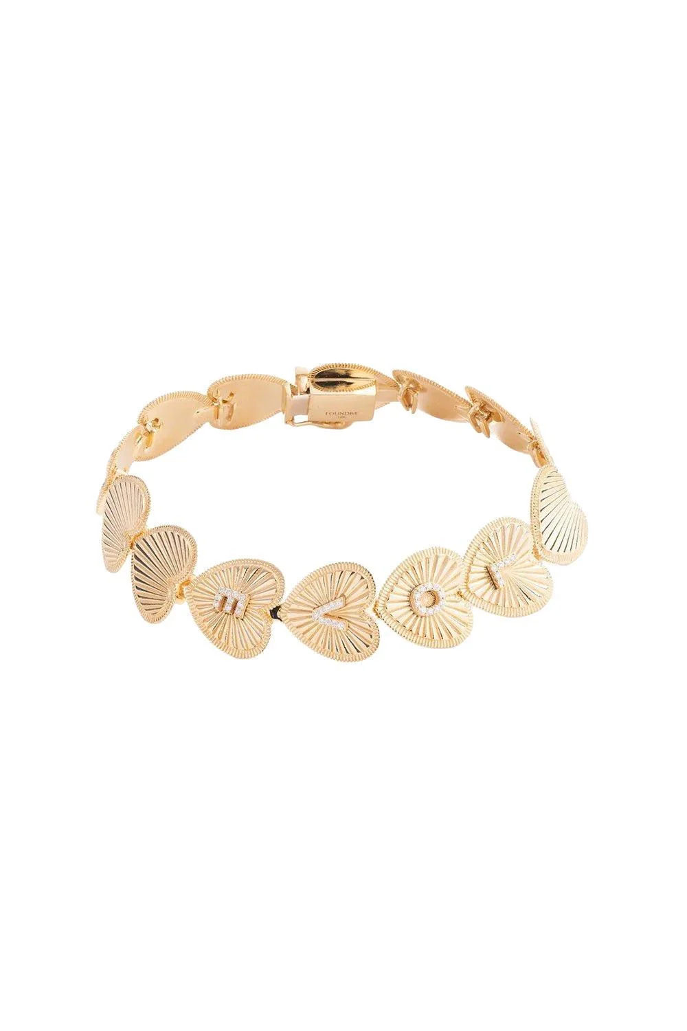 Love Heart Token Bracelet - 1